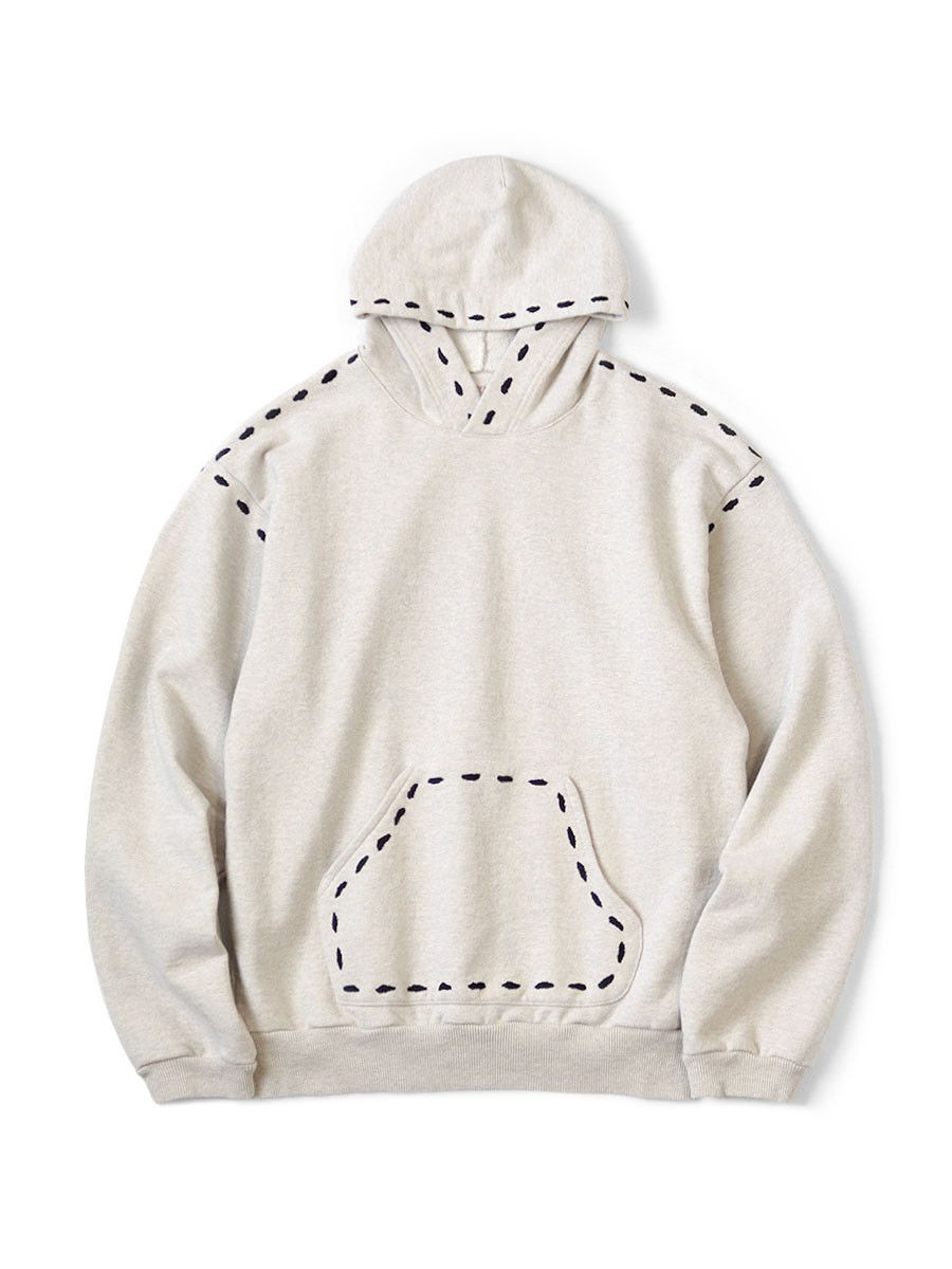 image of Kapital Marionette Hoodie in Cream, Men's (Size Medium)