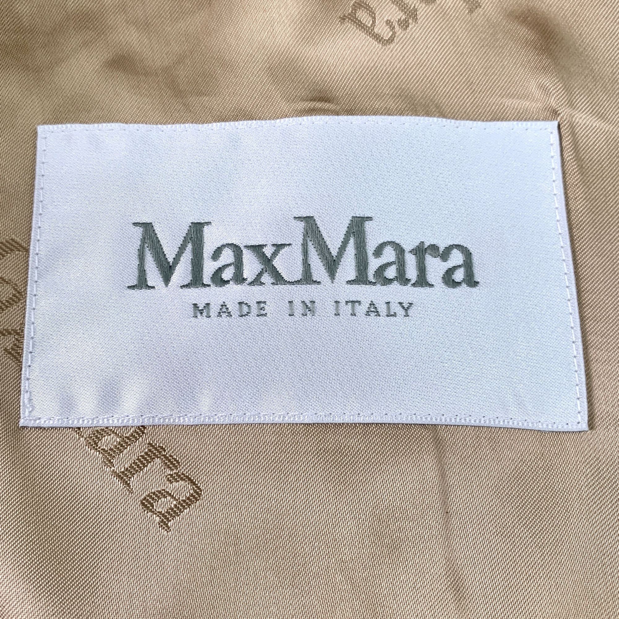 Max Mara Max Mara Brown Camel Wool Hooded Belted Robe Coat Size S / US 4 / IT 40 - 2 Thumbnail