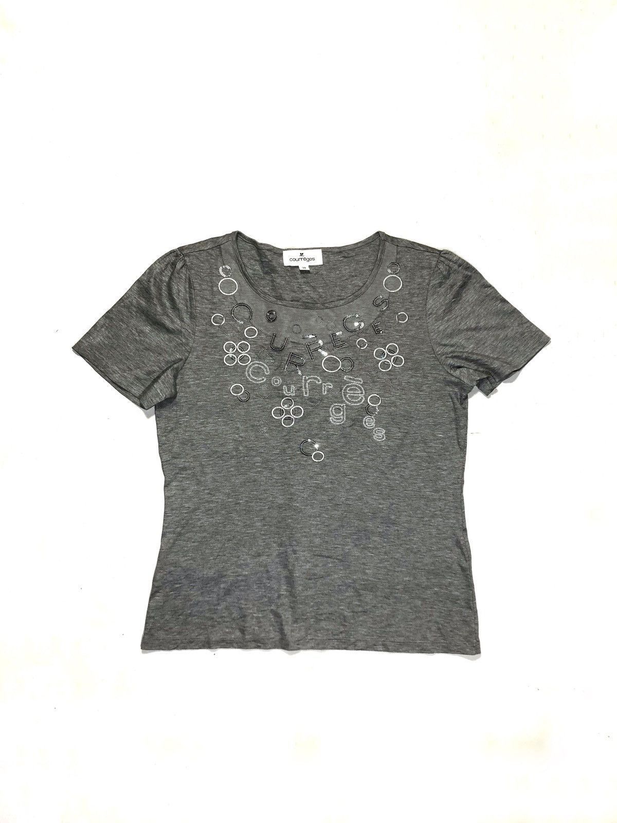 Courreges × Vintage Courreges Vintage Tshirt Size S / US 4 / IT 40 - 1 Thumbnail