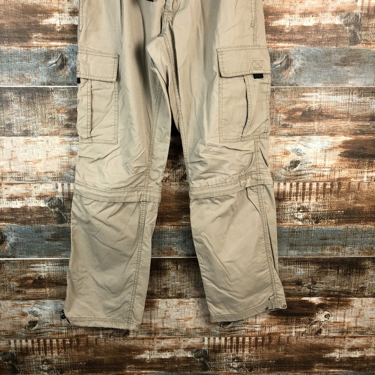 Japanese Brand Anti Label Brown Cargo Multipocket Pants #A2422 Size US 31 - 3 Thumbnail