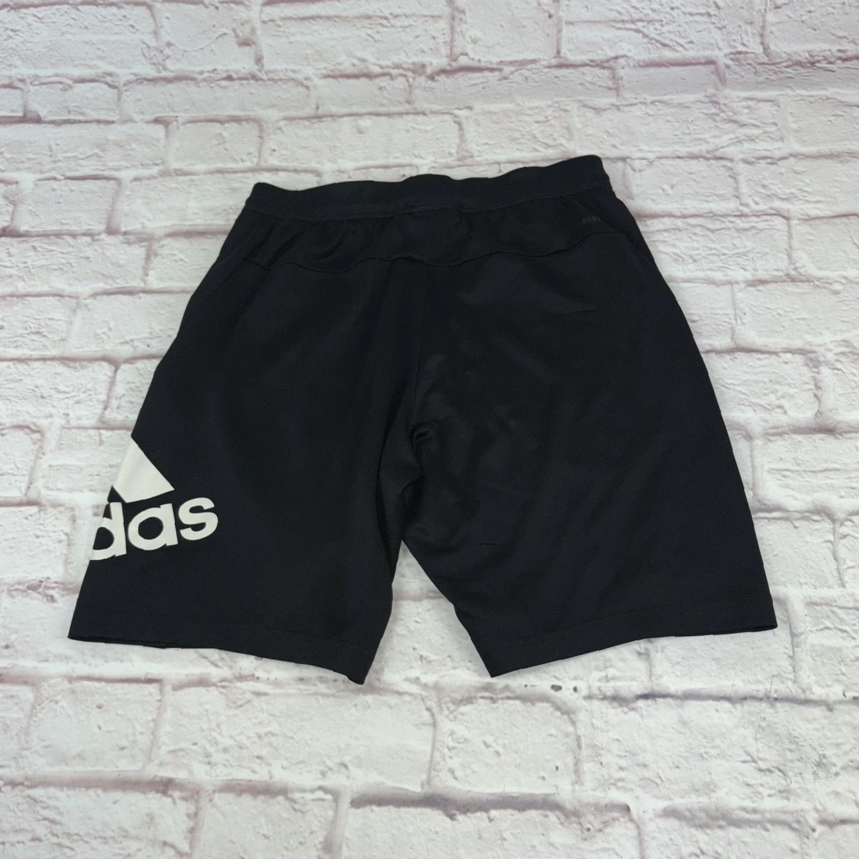 Adidas Adidas Shorts Mens Small Black AEROREADY FT2642 Big Logo Athletic Sport Gym Mens Size US 29 - 5 Thumbnail