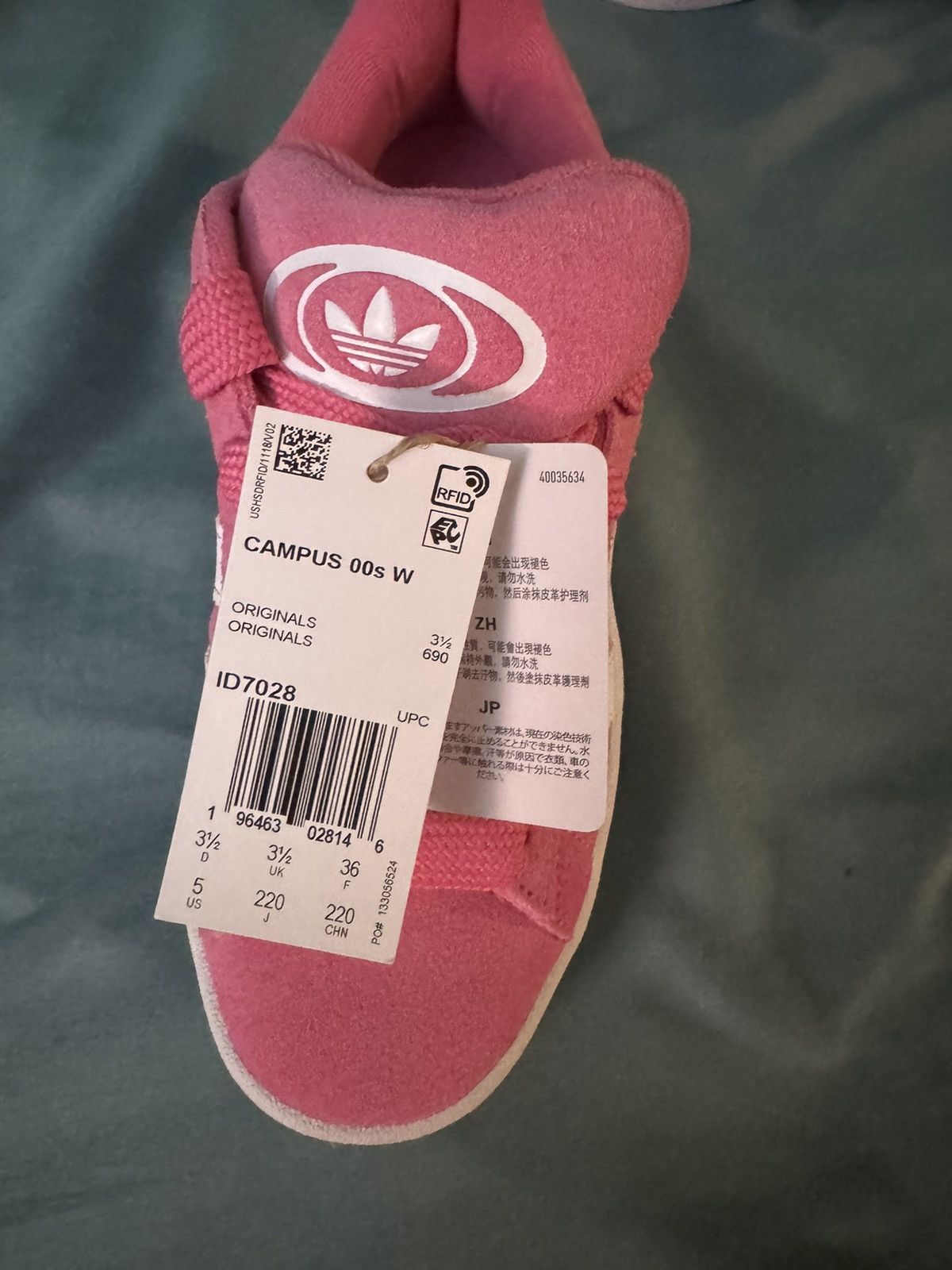 Adidas Adidas Campus 00s Pink Fusion 2023 Size US 5 / IT 35 - 9 Thumbnail