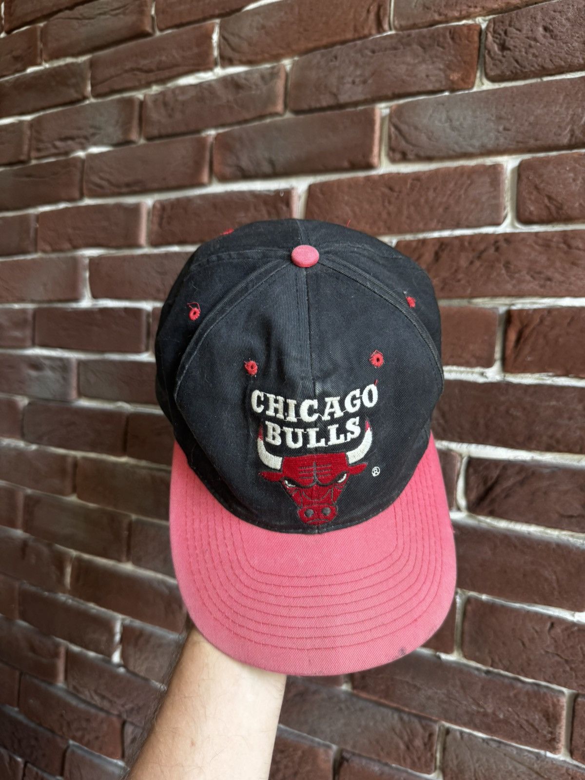Vintage Vintage 90s Chicsgo Bulls NBA Basketball Hat Cap Size ONE SIZE - 4 Thumbnail