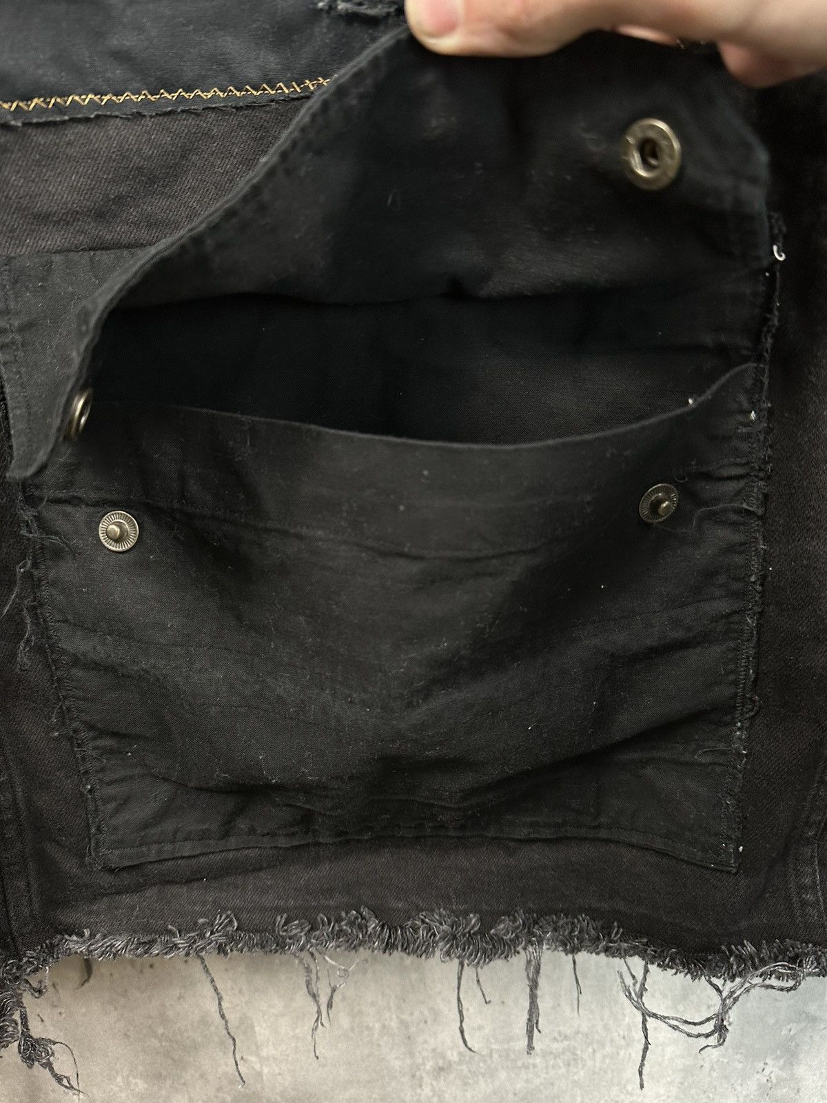 Other Cropped Cargo Pocket Denim Jacket Size US XL / EU 56 / 4 - 11 Thumbnail