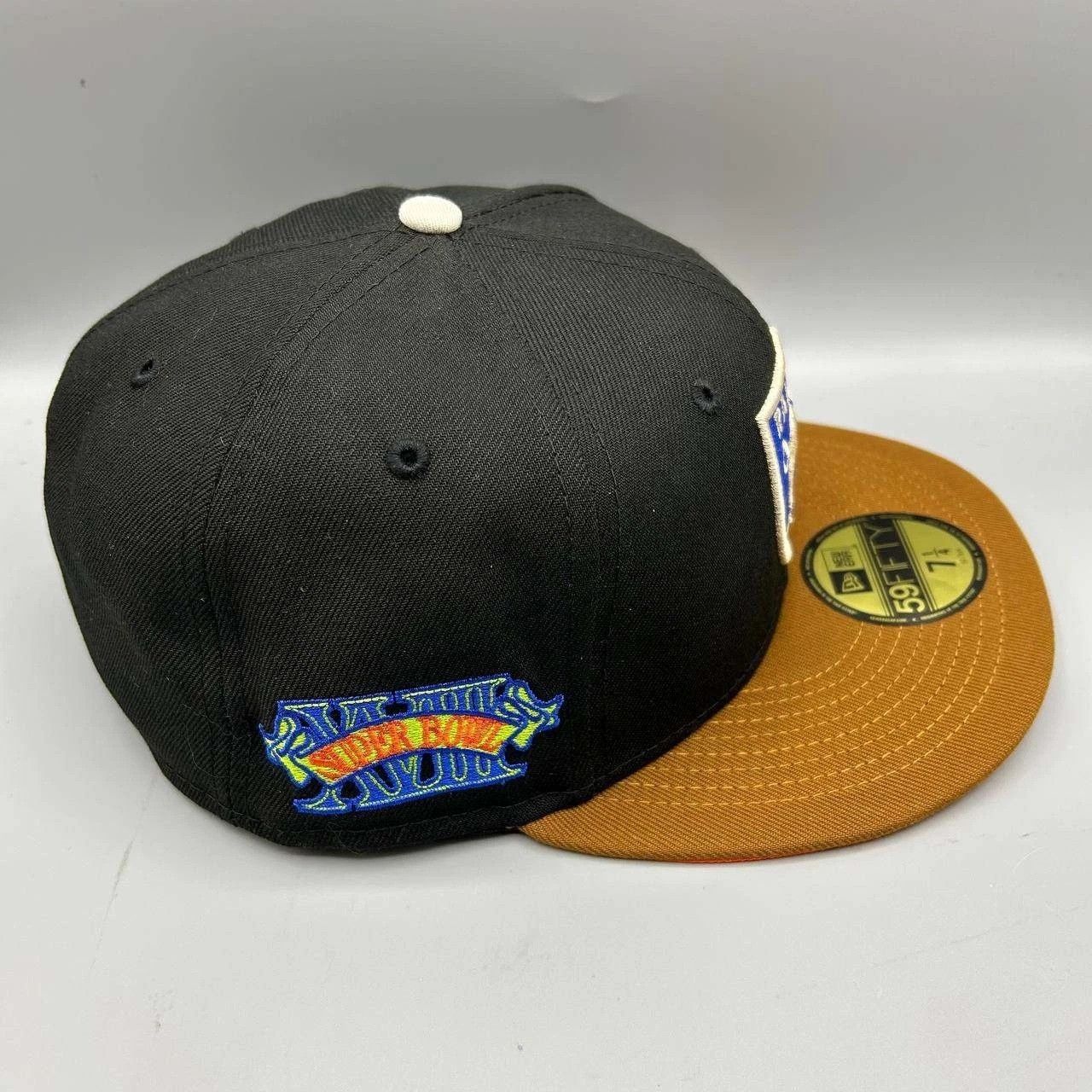 New Era Las Vegas Raiders Hat Men 7 1/4 Black Brown NFL Fitted Cap Size ONE SIZE - 1 Thumbnail