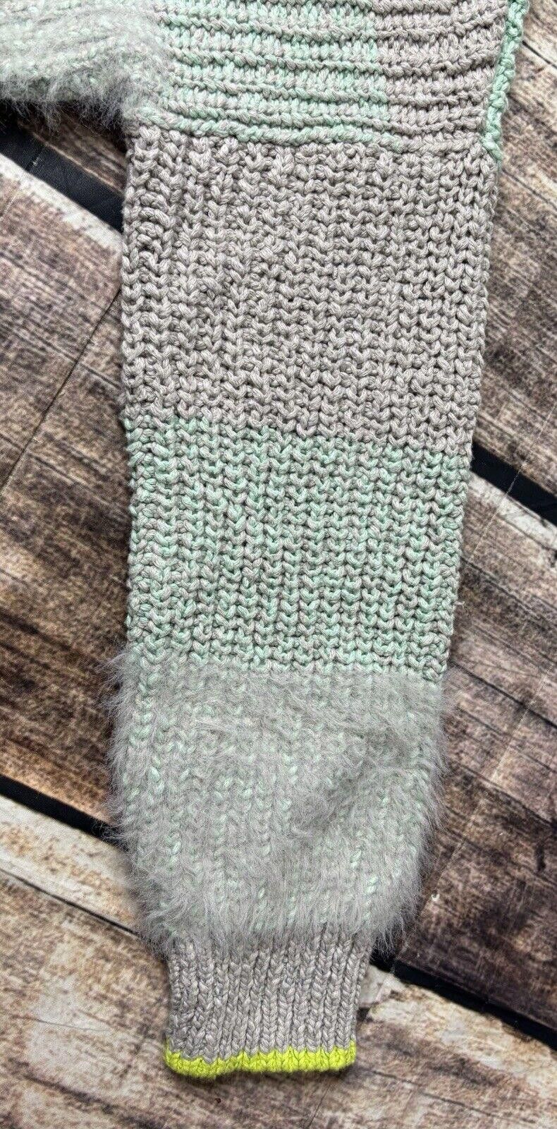 Free People Free People Sweater Women's Large Knit Stretch Colorblock Size L / US 10 / IT 46 - 6 Thumbnail