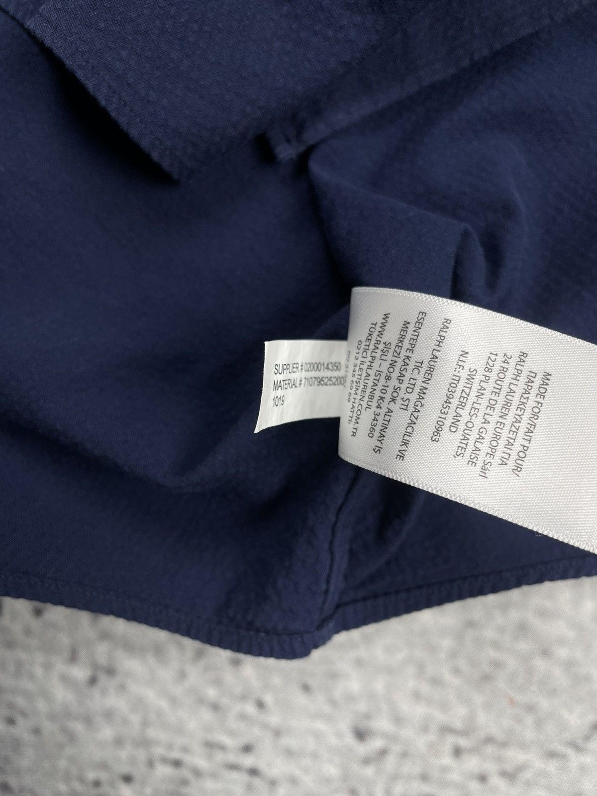 Polo Ralph Lauren Polo Ralph Lauren S Plain Navy Short-Sleeve Shirt EGV Size US S / EU 44-46 / 1 - 10 Thumbnail