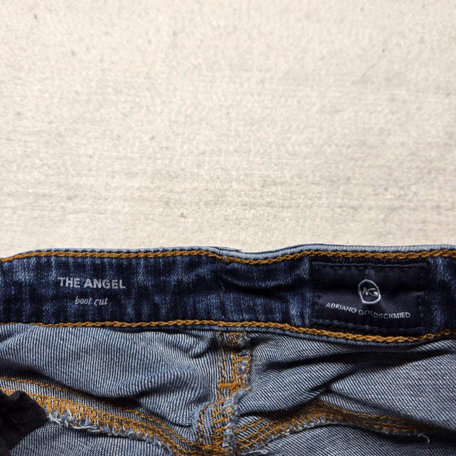 Vintage ADRIANO GOLDSCHMIED The Angel Bootcut Jeans Adult Women 27R Dark Blue Bootcut Jeans Women's Size 27 Women Size 27" / US 4 / IT 40 - 3 Thumbnail