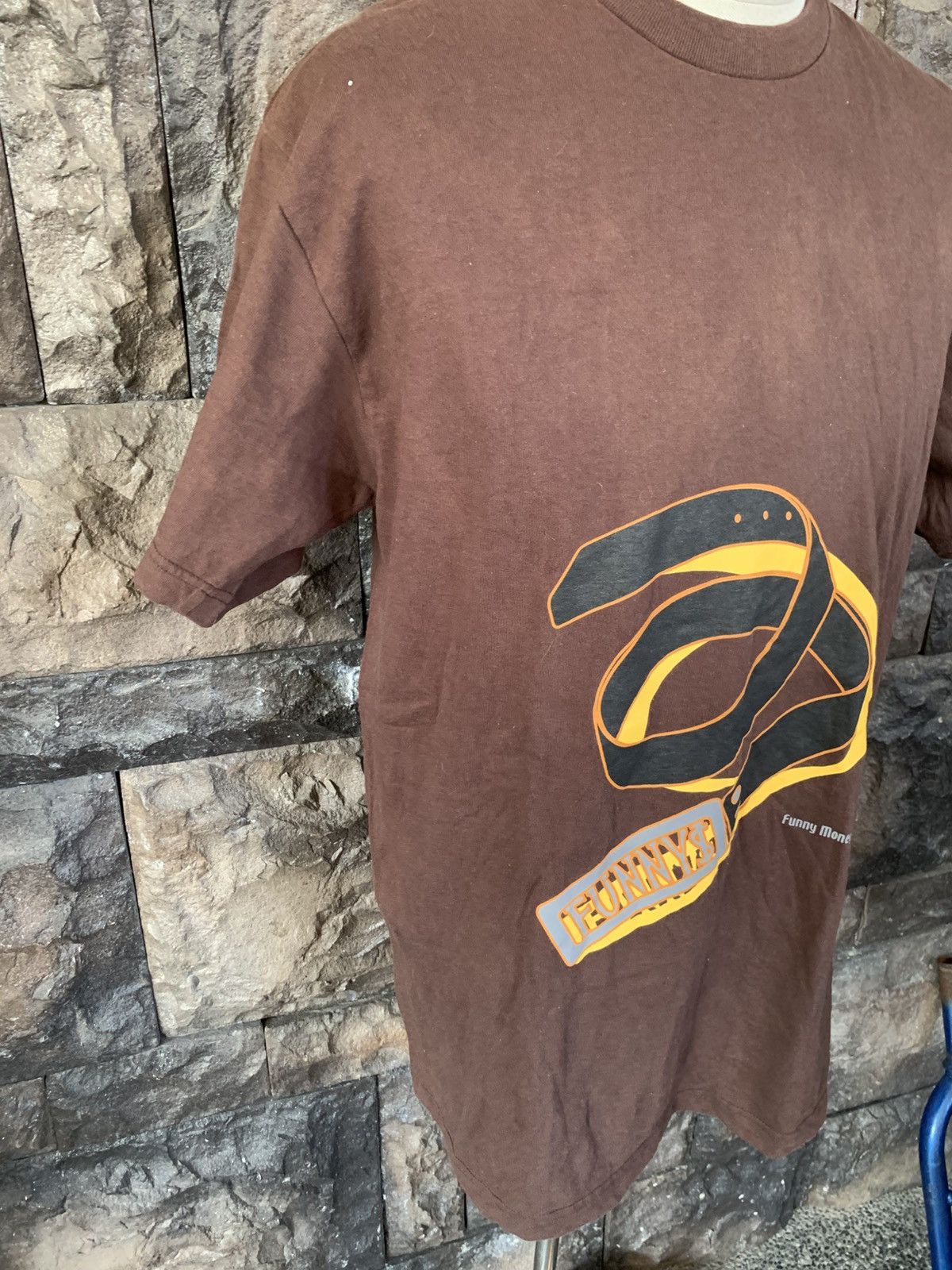 Japanese Brand × Vintage Vintage 90s Funny Money Graphics Art / Streetwear T shirt Size US L / EU 52-54 / 3 - 5 Thumbnail