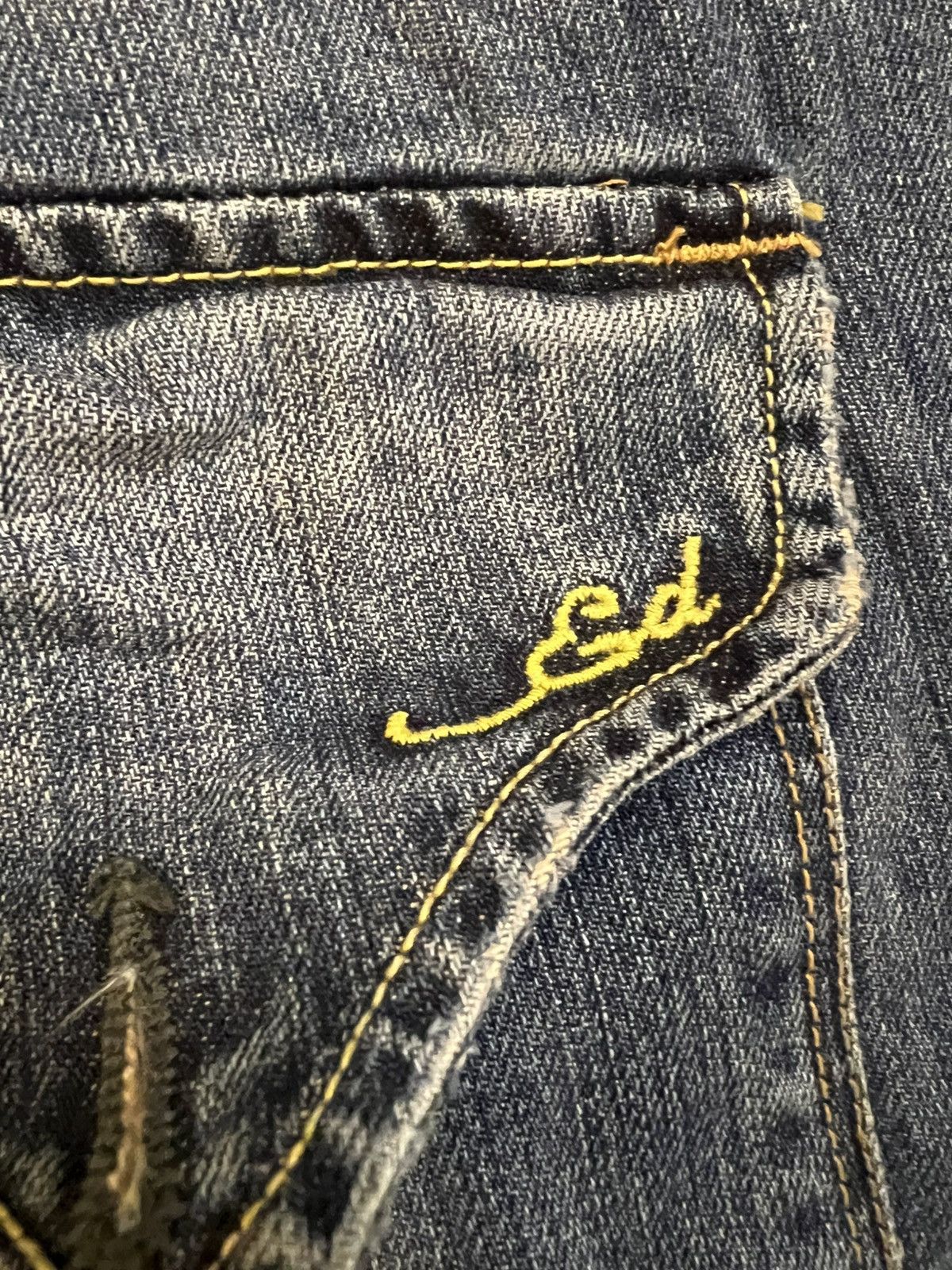 Ed Hardy × Vintage Vintage 2010 Ed Hardy by Christian Audigier Jeans Size US 36 / EU 52 - 2 Thumbnail