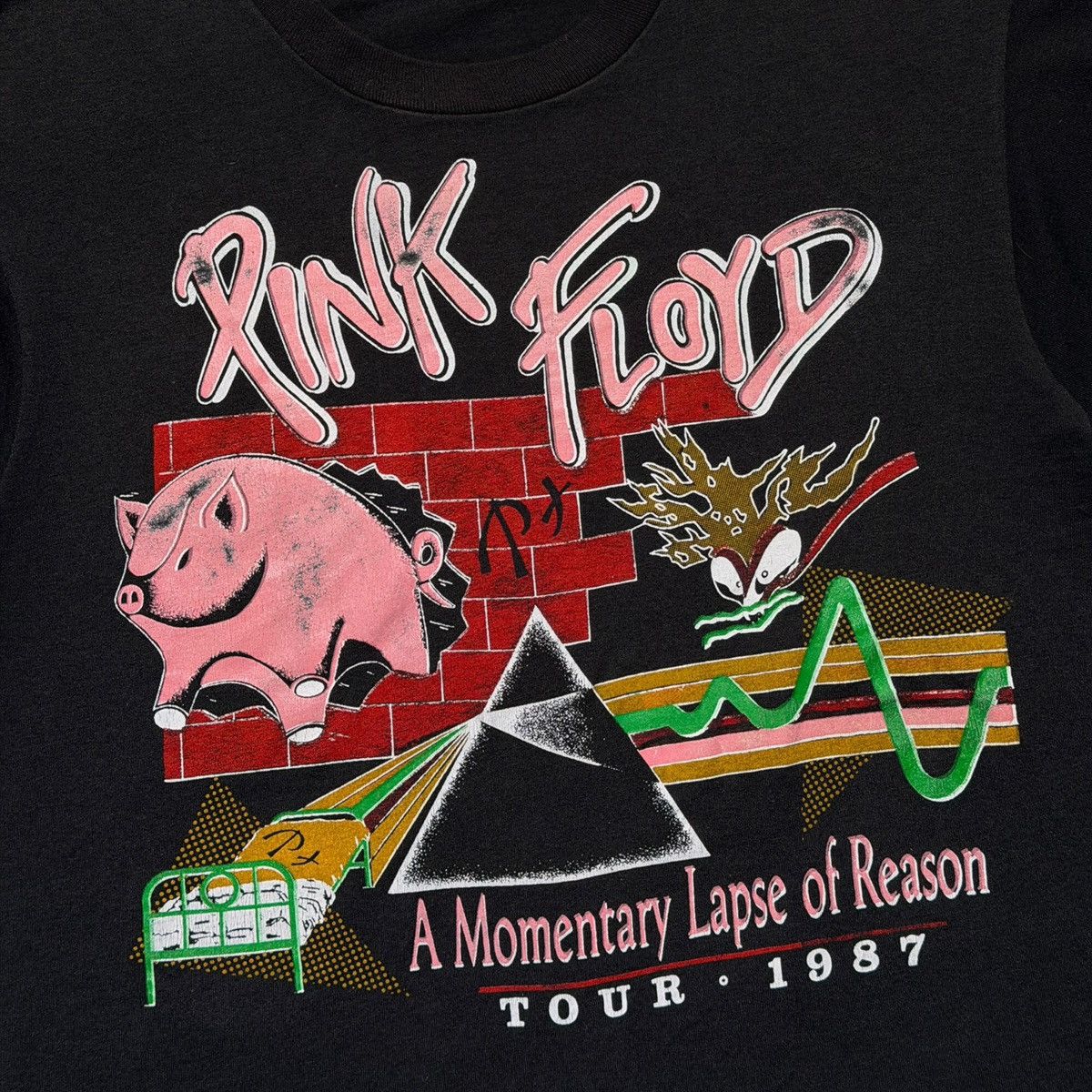 Vintage Pink floyd 1987 momentary lapse of reason tee Size US M / EU 48-50 / 2 - 2 Thumbnail