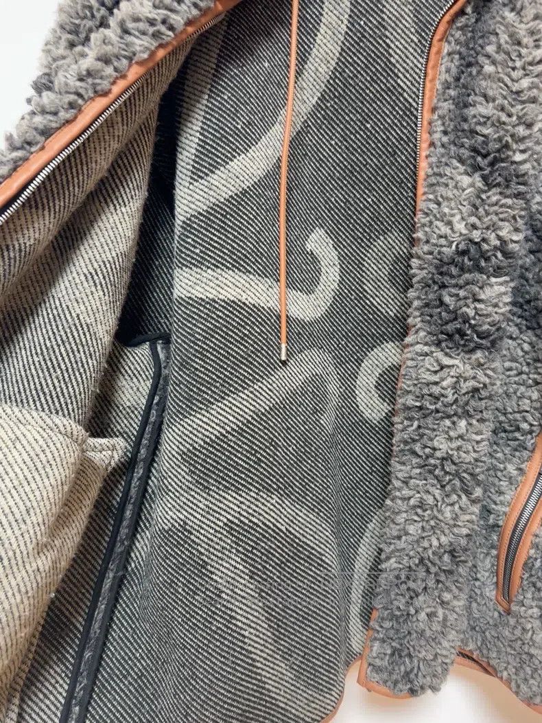 Loewe Loewe Anagram Wool Blend Hooded Jacket Size S / US 4 / IT 40 - 9 Thumbnail