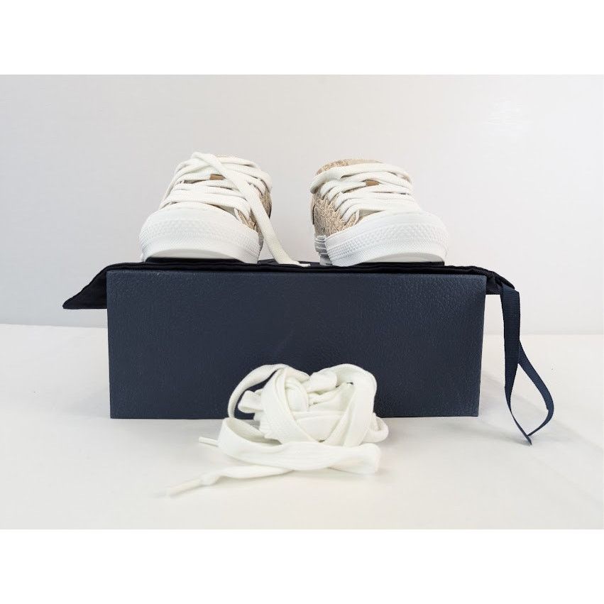 Dior o1rshd1 Skater Canvas Sneaker in Beige Size US 8 / EU 41 - 18 Thumbnail