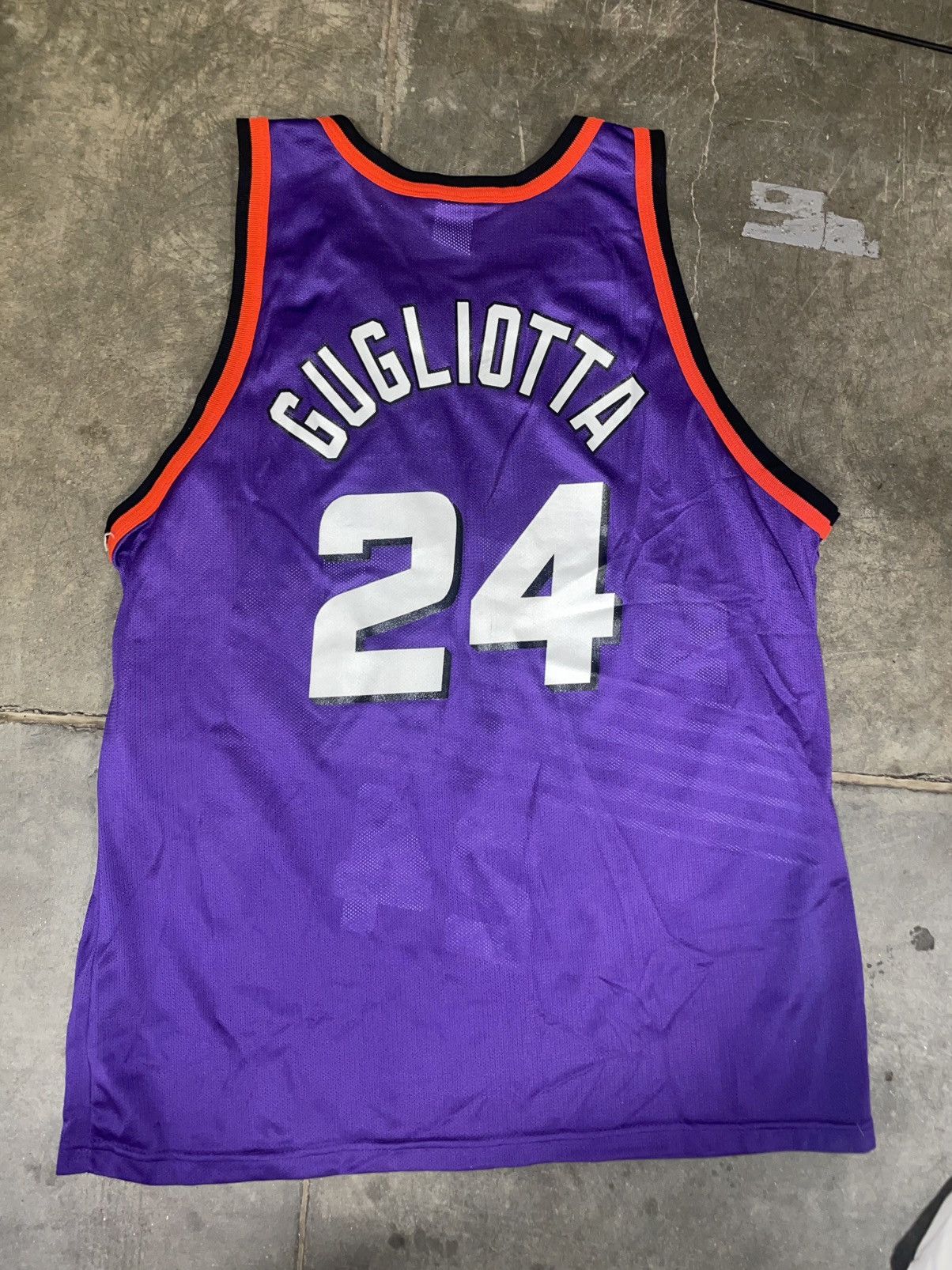 NBA Vintage tom gugliotta Sacramento suns jersey Size US M / EU 48-50 / 2 - 2 Thumbnail