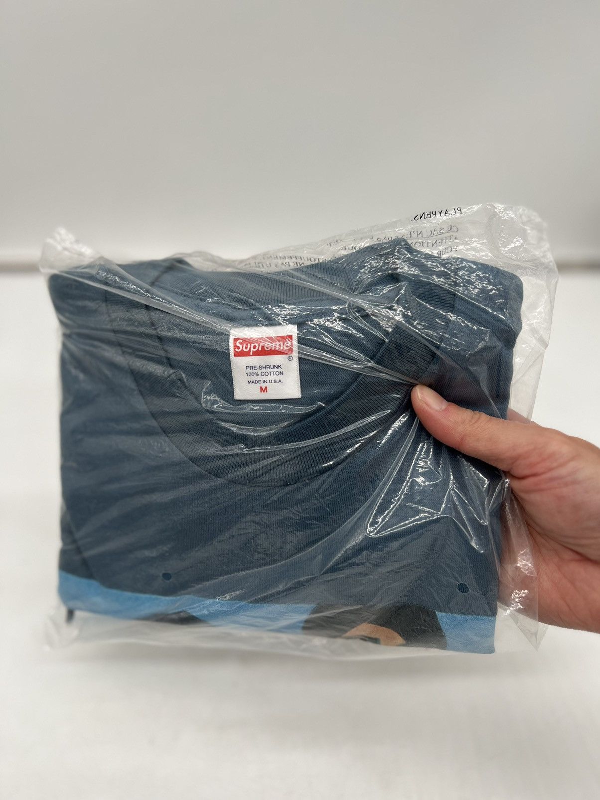 Supreme Group Tee Shirt Sz Medium Slate Green Women Fw18