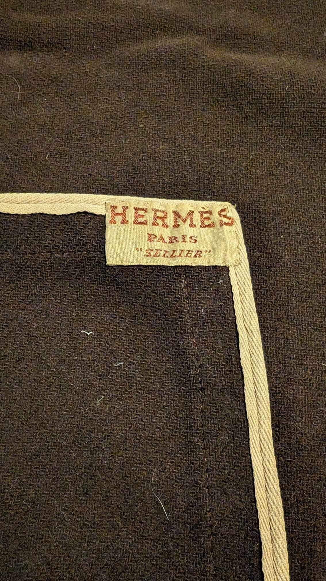 Hermes Vintage Hermes felt saddle blanket Size ONE SIZE - 2 Thumbnail