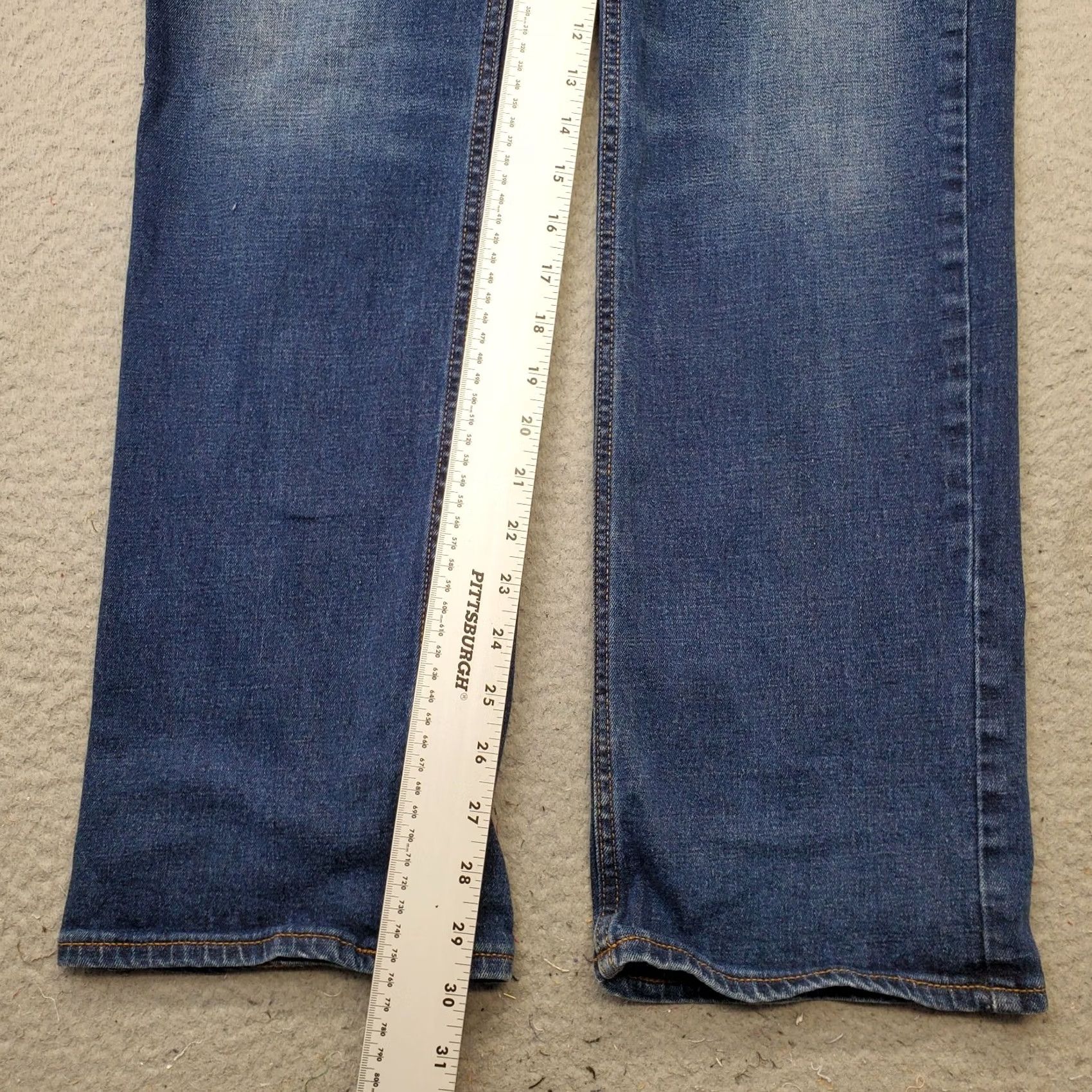 Old Navy Old Navy Jeans Mens 33x32 Blue Denim Faded Stretch Medium Wash Boho Straight Leg Jeans Mens 33 Blue Denim Stretch Medium Wash Straight Leg Size US 33 - 4 Thumbnail