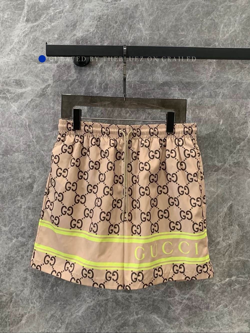 Gucci GG Logo Brown Shorts in Size 30 Size US 30 / EU 46 - 1 Thumbnail
