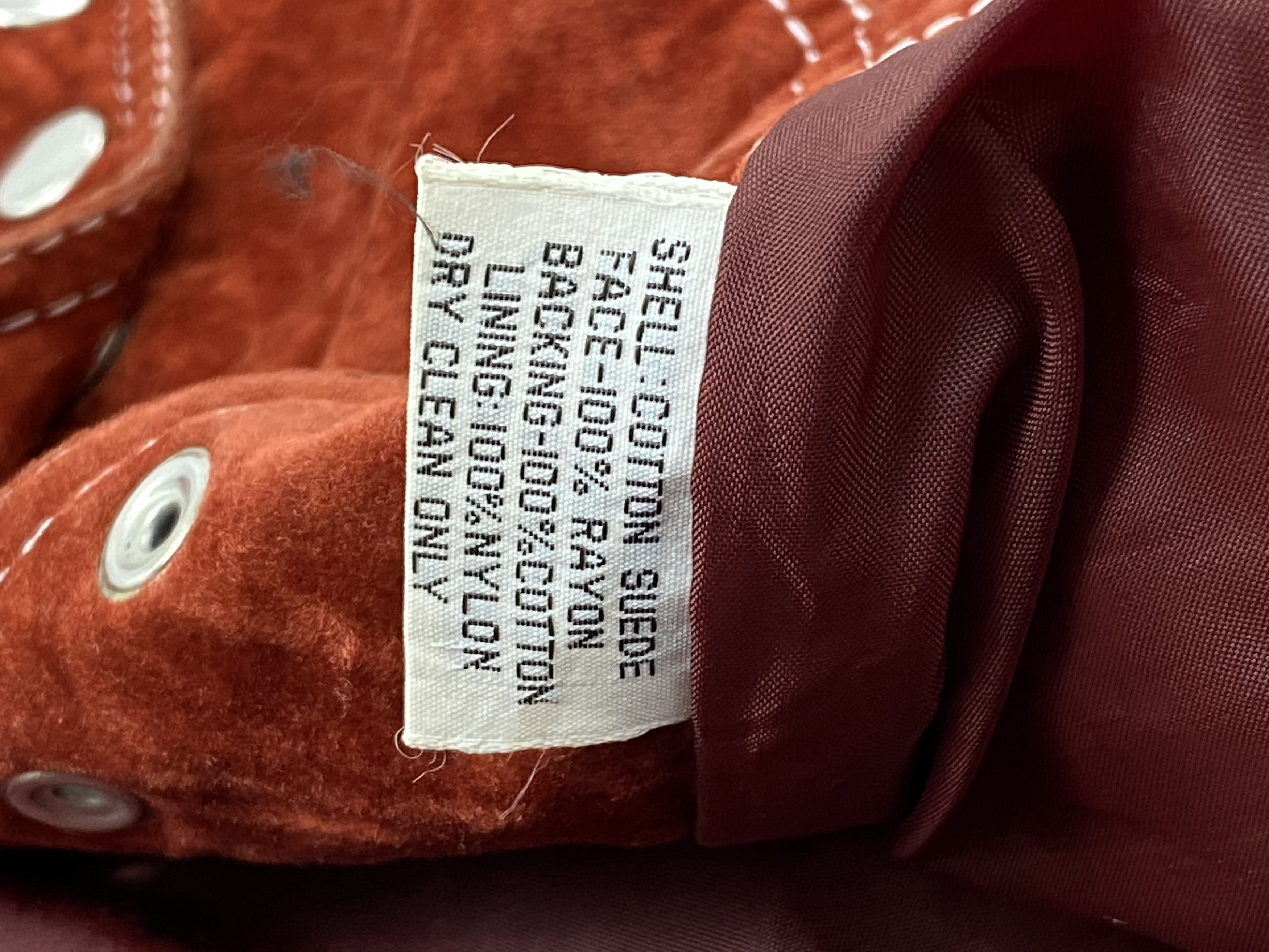 Vintage Vintage Suede Boho Hippie Festival Women Coat MJ0084Z Size XL / US 12-14 / IT 48-50 - 6 Thumbnail