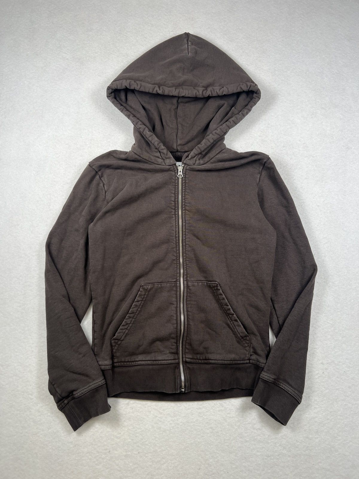 MM6 MM6 Maison Martin Margiela Brown Zip Up Logo Hoodie size S Size US S / EU 44-46 / 1 - 2 Thumbnail