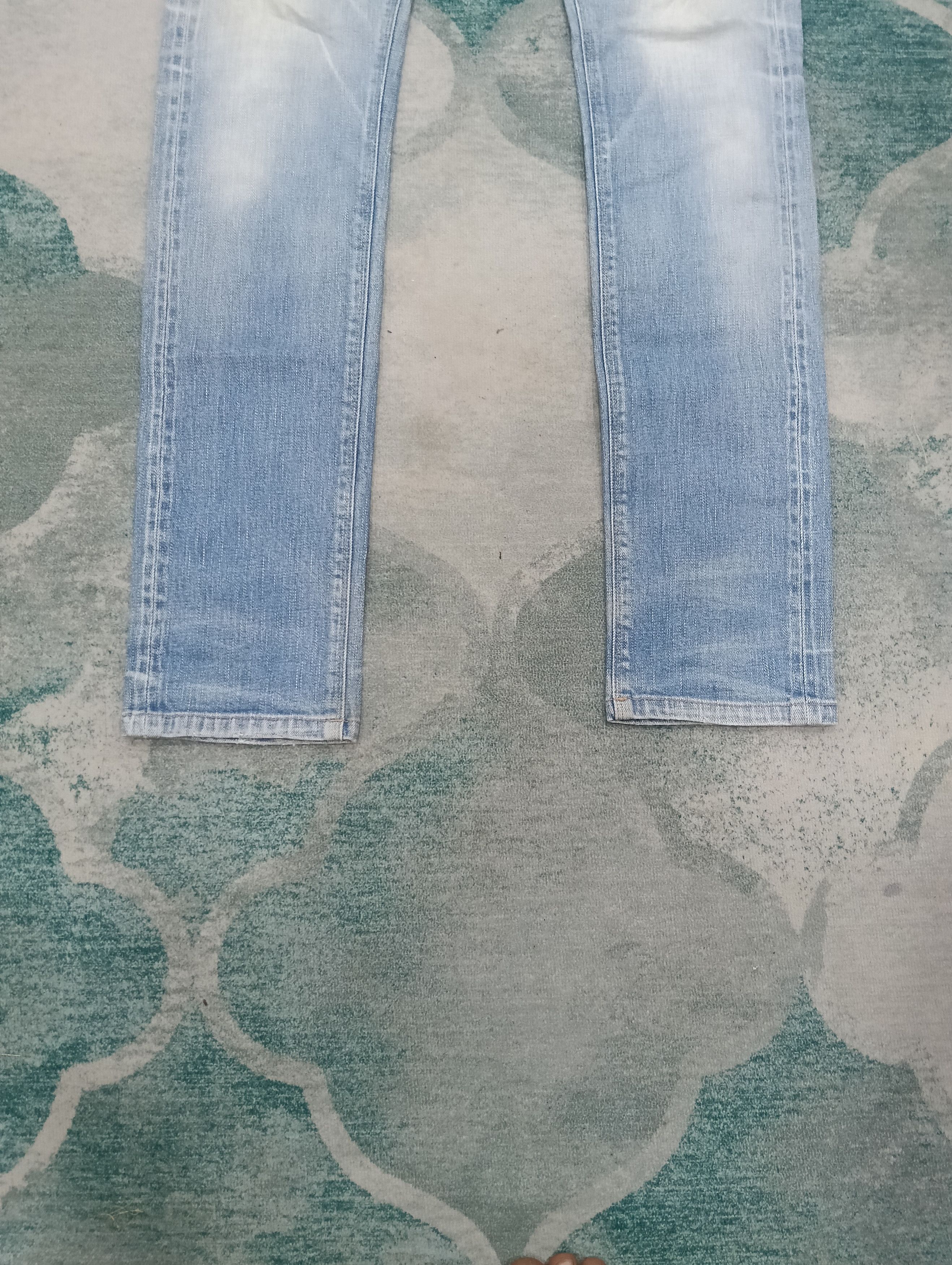 Japanese Brand × Le Grande Bleu (L.G.B.) × Neil Barrett Black Barrett Selvedge Skinny Denim Size US 33 - 3 Thumbnail