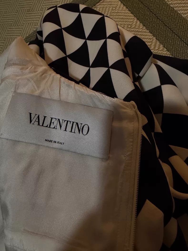 Valentino Valentino Black and white geometric patchwork dress Size S / US 4 / IT 40 - 5 Thumbnail