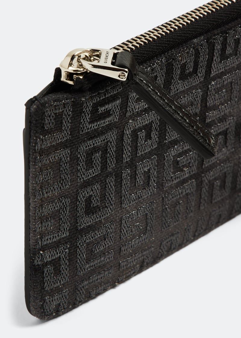 Givenchy o1w1db10525 Size: OS/G-Cut Full Zipped Cardholder in Grey Size ONE SIZE - 2 Thumbnail
