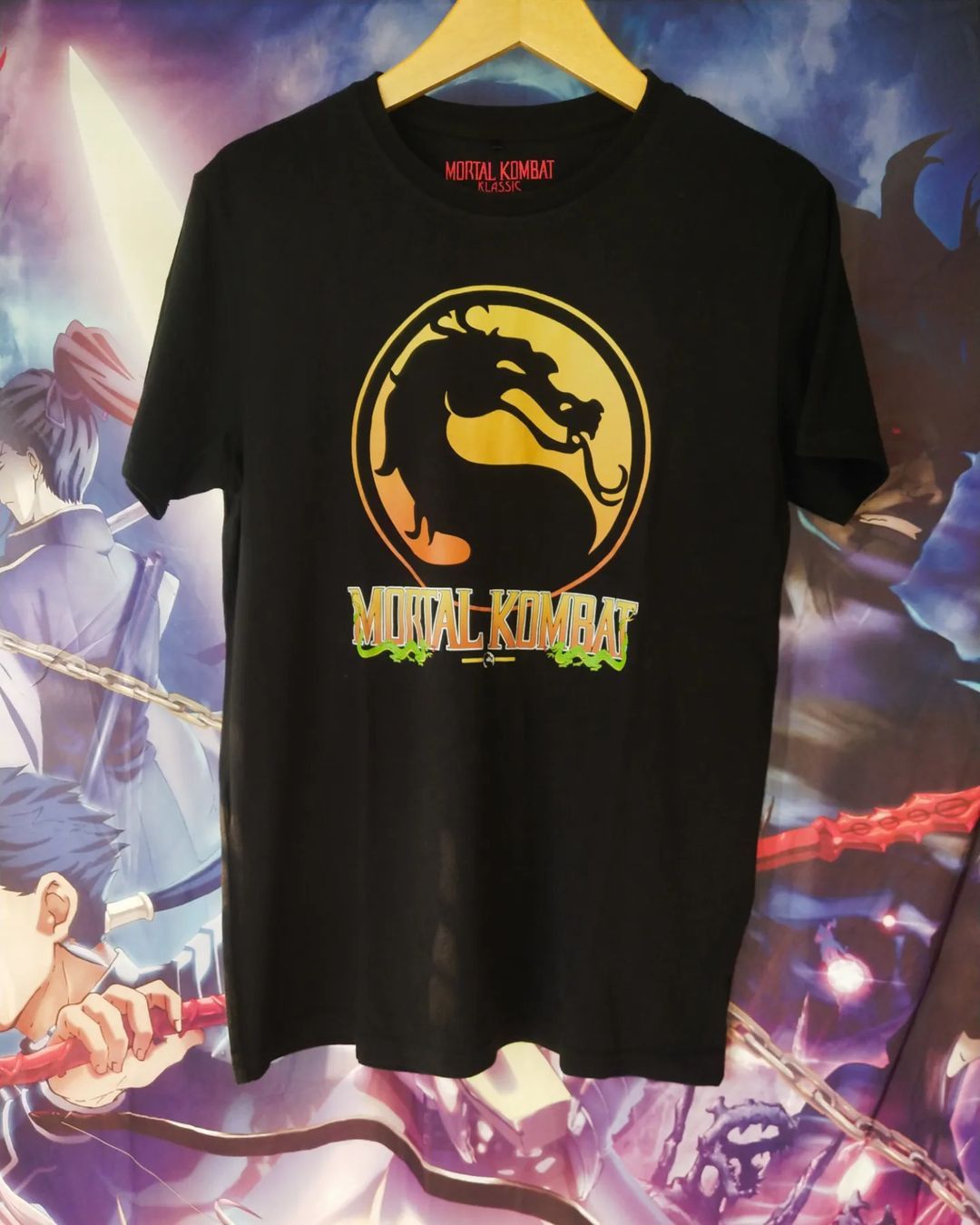Anime × The Game Mortal Kombat Graphic Logo Official Game Tees Size US S / EU 44-46 / 1 - 1 Thumbnail
