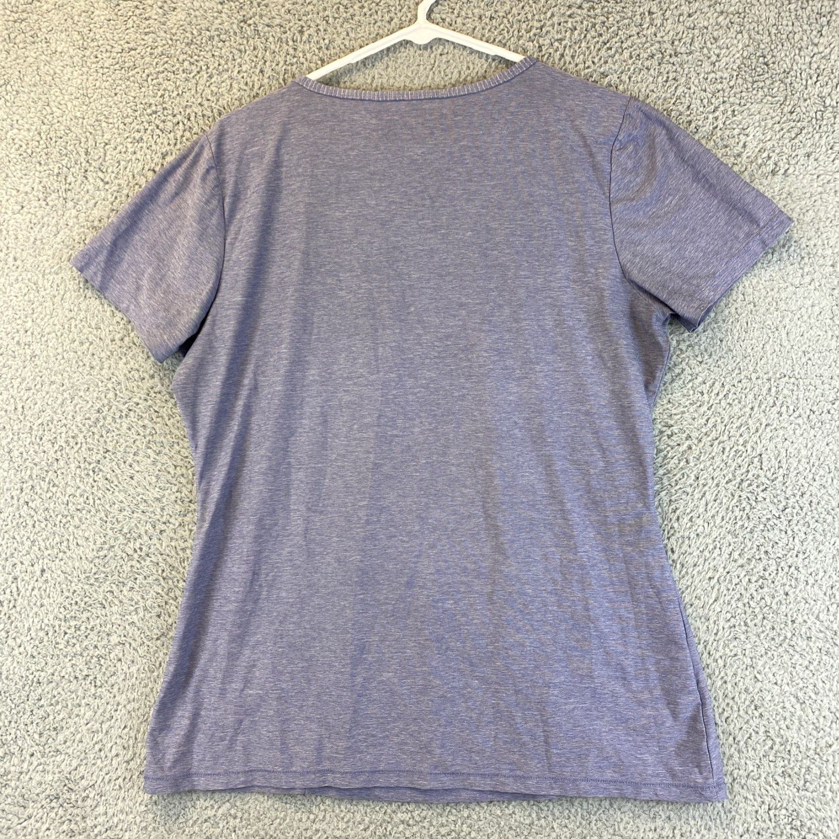 Eddie Bauer Eddie Bauer Women Active T-Shirt L Lavender Crew Neck Short Sleeve Pullover Knit Stretch Summer Size L / US 10 / IT 46 - 6 Thumbnail