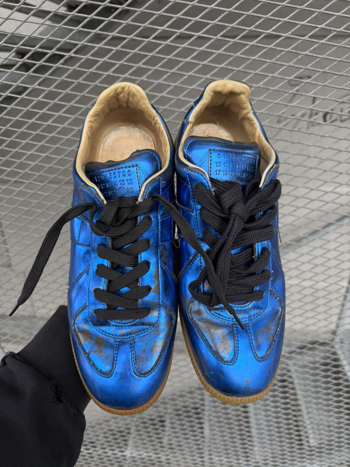 Maison Margiela Maison Margiela GAT Metallic Replica Sneakers Size US 10 / EU 43 - 2 Thumbnail