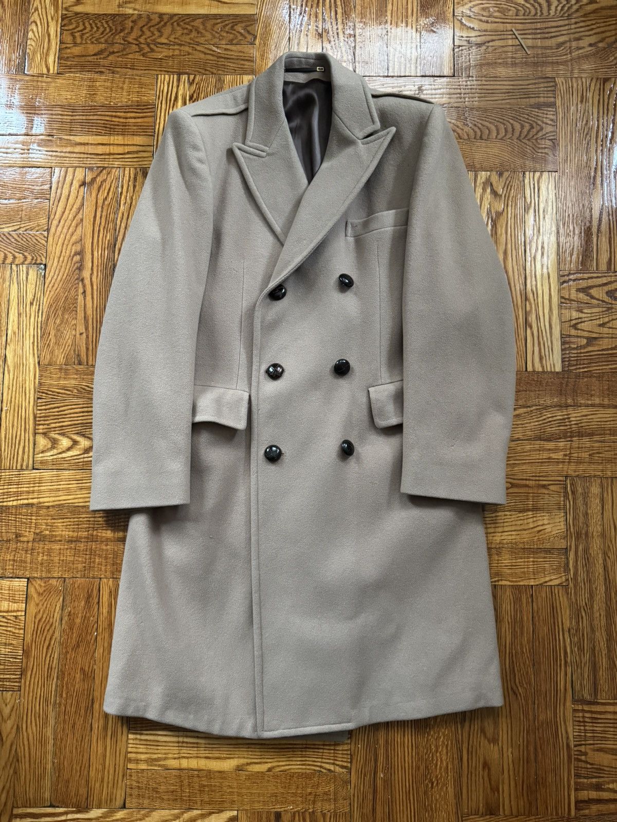 Vintage di Silver Double Breasted Coat Size US M / EU 48-50 / 2 - 1 Thumbnail