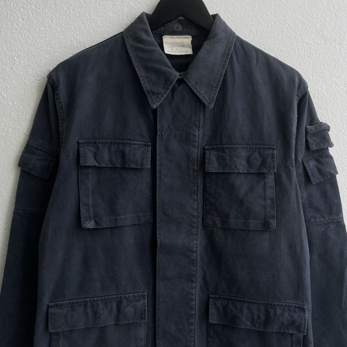 Vintage Vintage 70's Beautiful Faded Germany Workwear Jacket Size US M / EU 48-50 / 2 - 3 Thumbnail