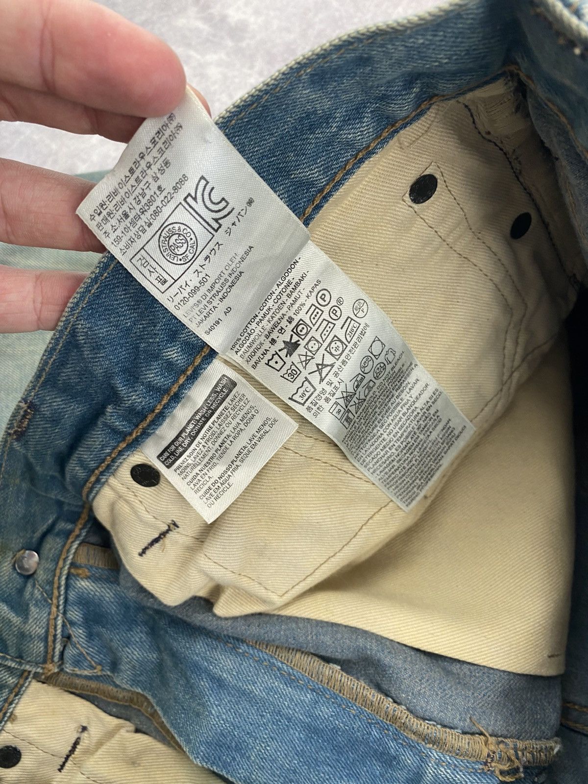 Levi's Levi’s 508 Gold Miner Style Dirty Denim Jeans Size: W34 L32 Size US 34 / EU 50 - 7 Thumbnail