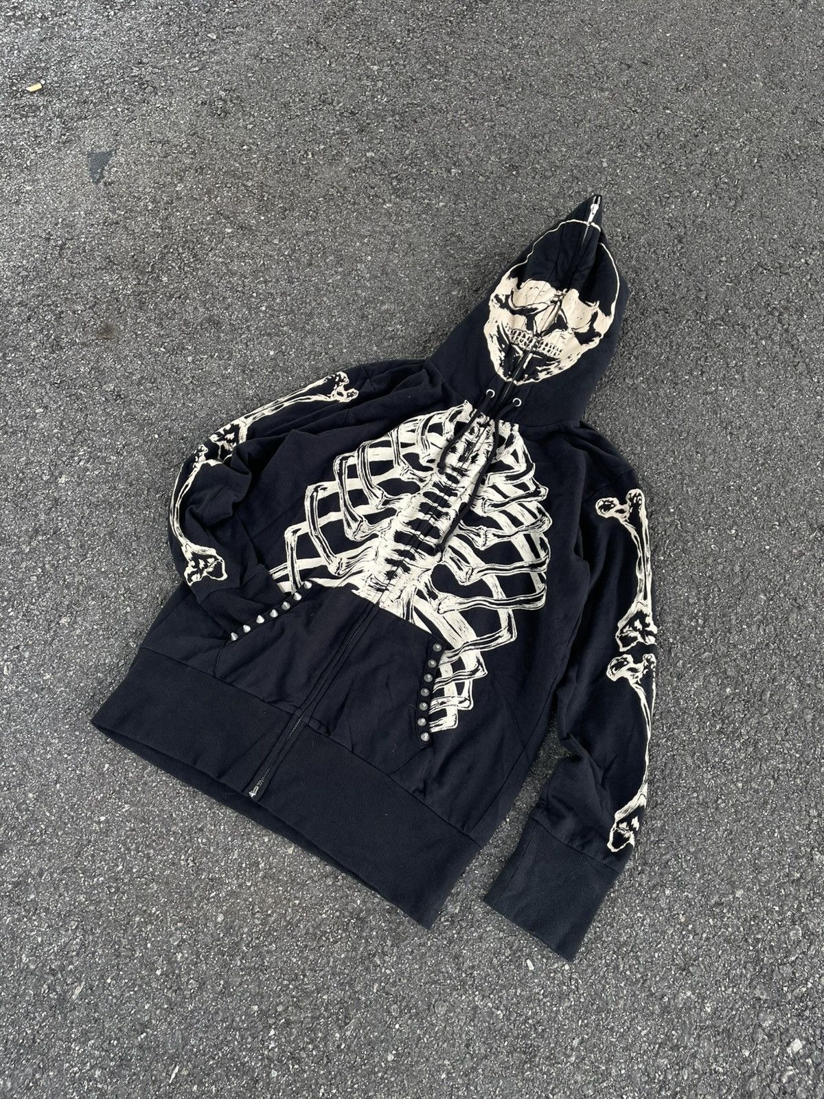 If Six Was Nine Skeleton Full Zipper Hoodies Size M / US 6-8 / IT 42-44 - 9 Thumbnail