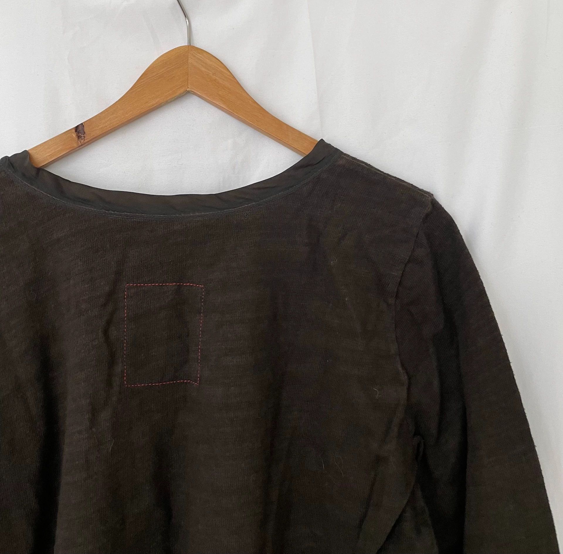 Uma Wang Uma Wang 22FW Brown Long-Sleeve T-Shirt Size M / US 6-8 / IT 42-44 - 4 Thumbnail