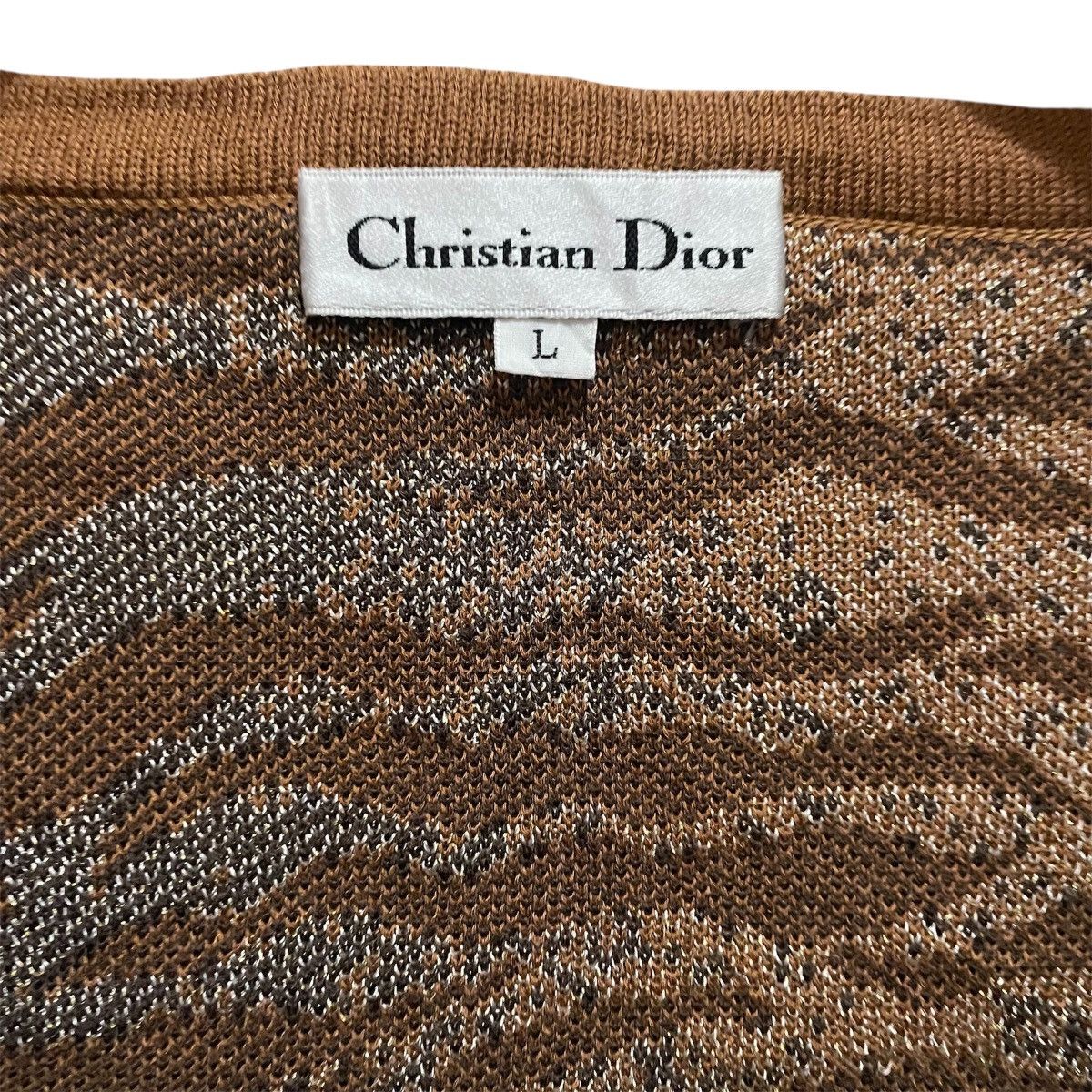 Dior CHRISTIAN DIOR SHORT SLEEVED TOP Size L / US 10 / IT 46 - 8 Thumbnail