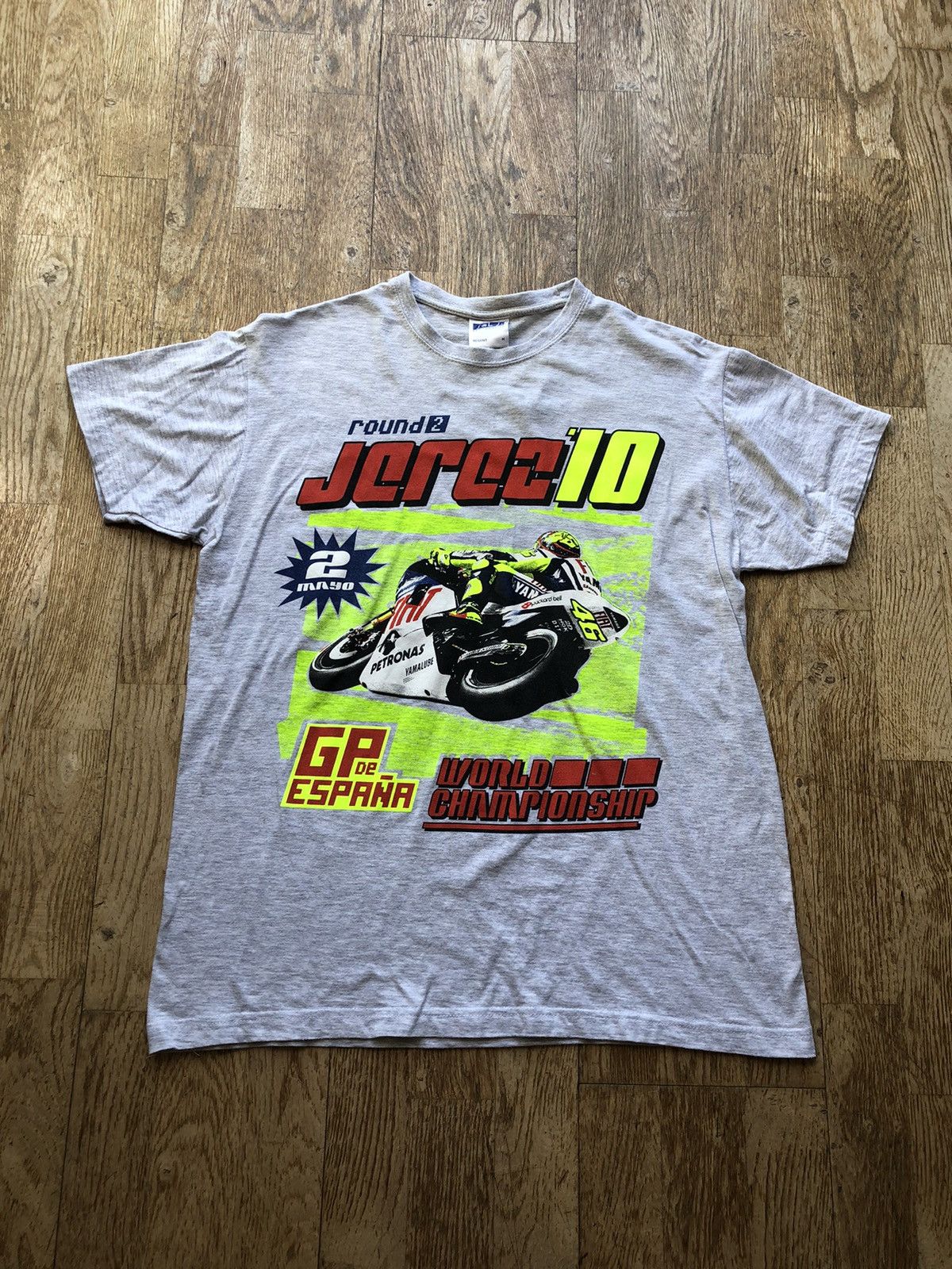 Formula 1 RARE MOTO GP RACING SPAIN JEREZ VINTAGE BIKE TEE SHIRT Size US M / EU 48-50 / 2 - 1 Thumbnail
