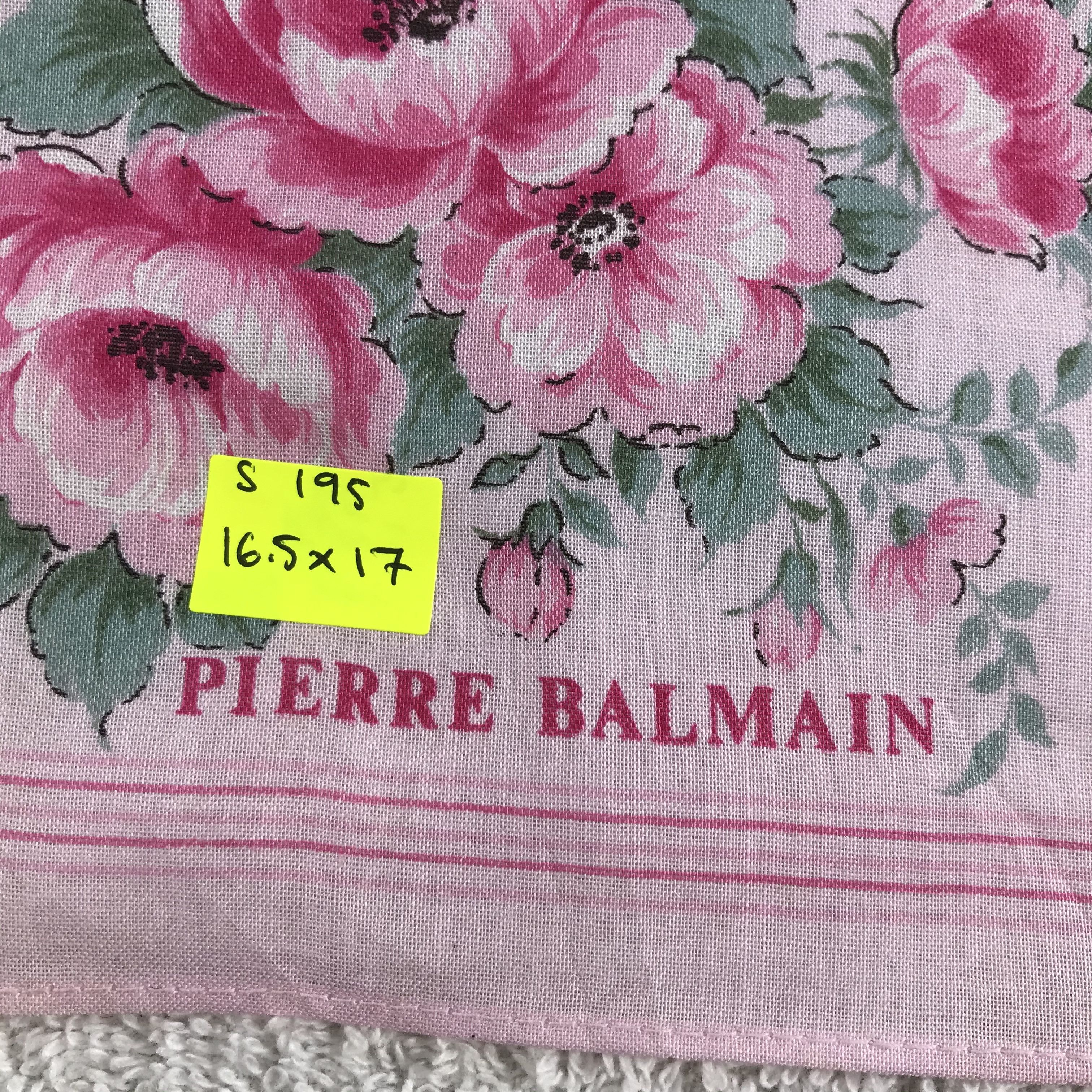 Pierre Balmain × Vintage Pierre Balmain Bandana / Handkerchief / Neckerchief - S195 Size ONE SIZE - 5 Thumbnail