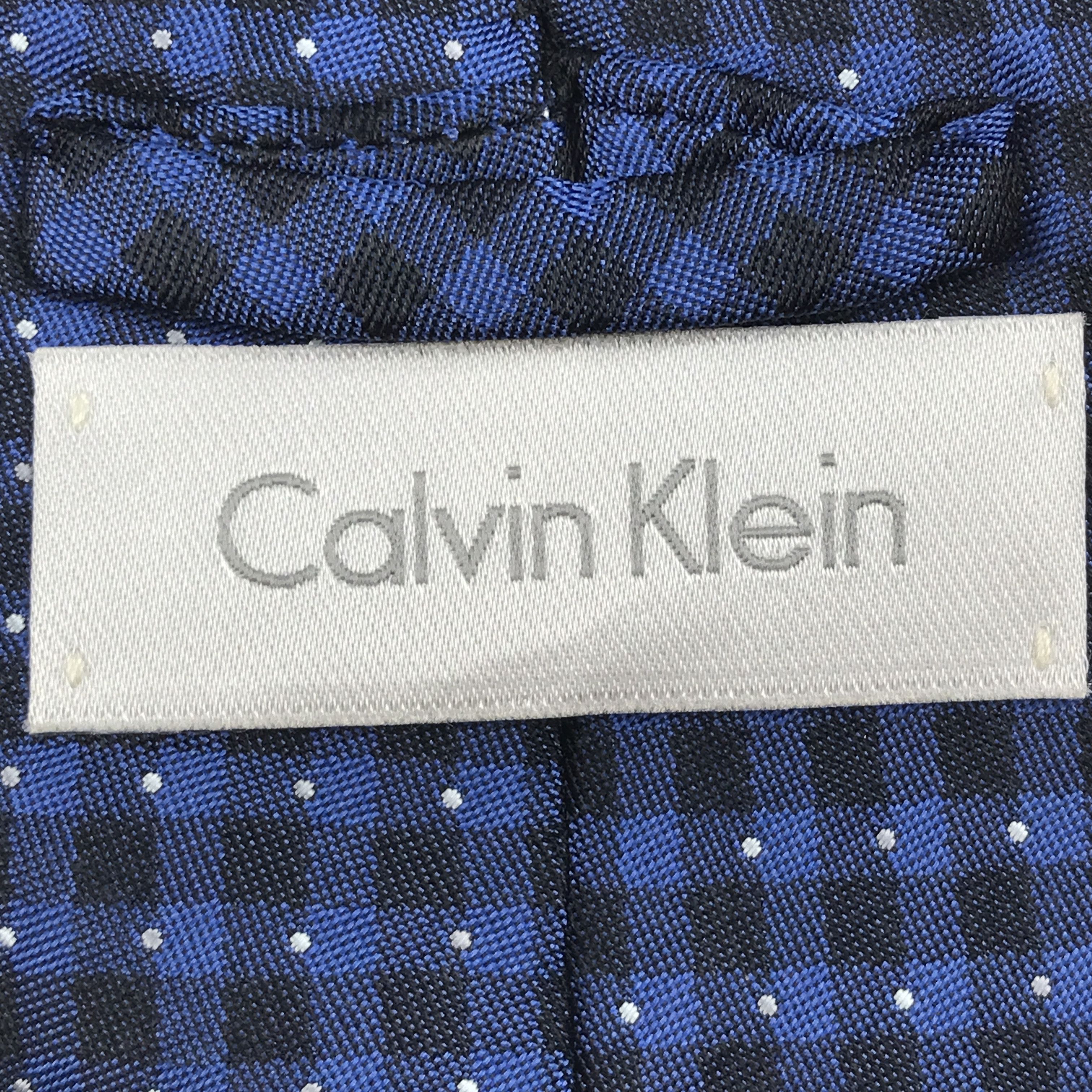 Calvin Klein × Designer × Vintage Vintage Calvin Klein Silk Necktie Size ONE SIZE - 8 Thumbnail
