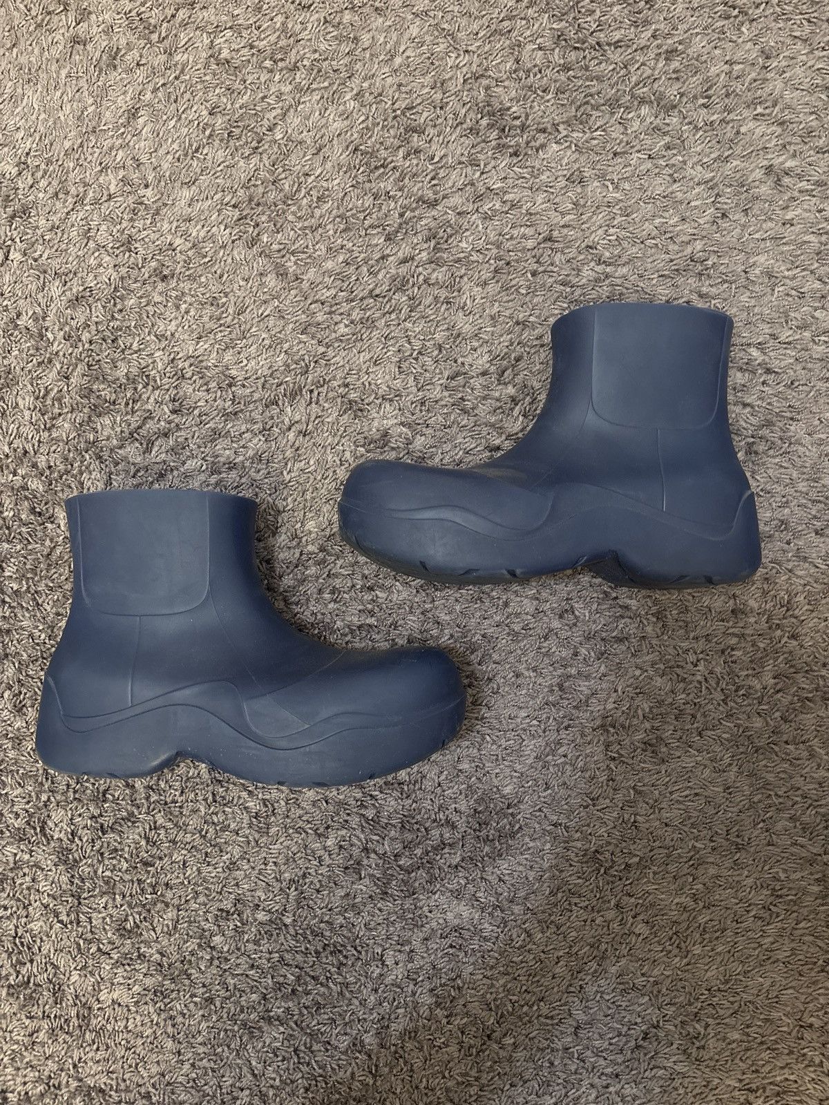 Bottega Veneta Bottega Veneta Puddle Boot Navy Blue Size US 9 / EU 42 - 3 Thumbnail
