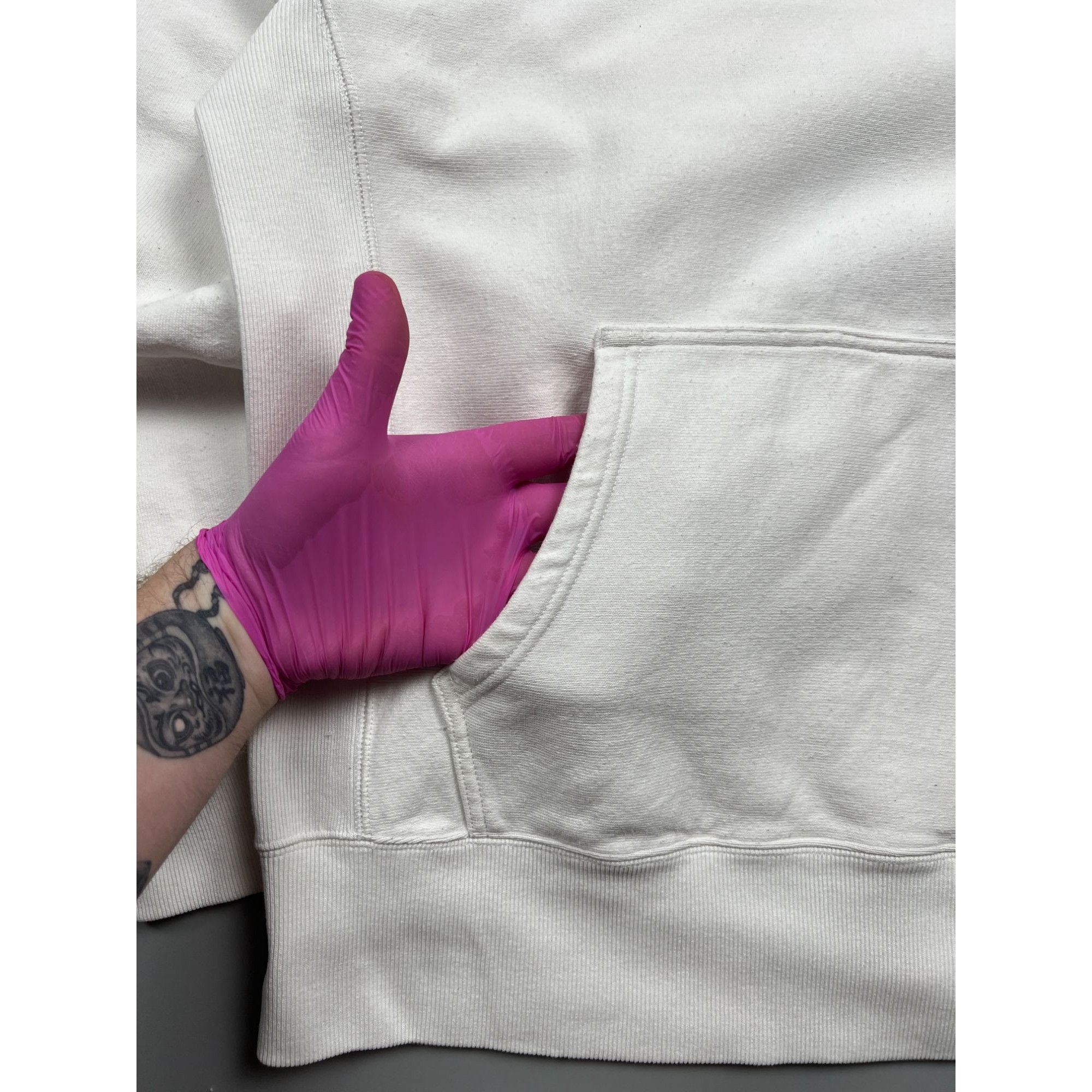 Champion Champion Reverse Weave Vintage White Hoodie (Y0878) Size US L / EU 52-54 / 3 - 4 Thumbnail
