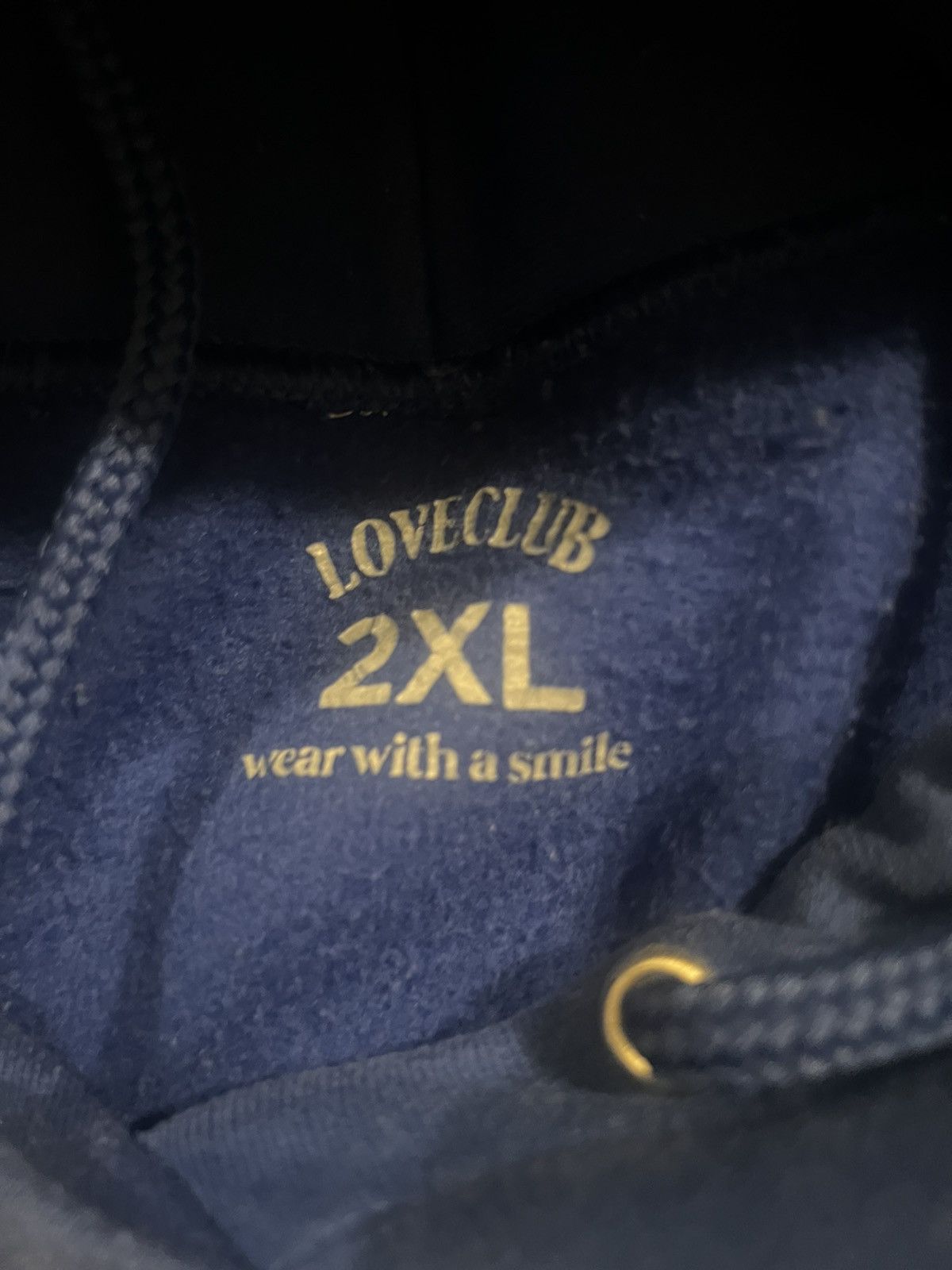 Other LOVECLUB “EVERYTHING WILL BE OKAY!” BLUE HOODIE Size US XXL / EU 58 / 5 - 3 Thumbnail