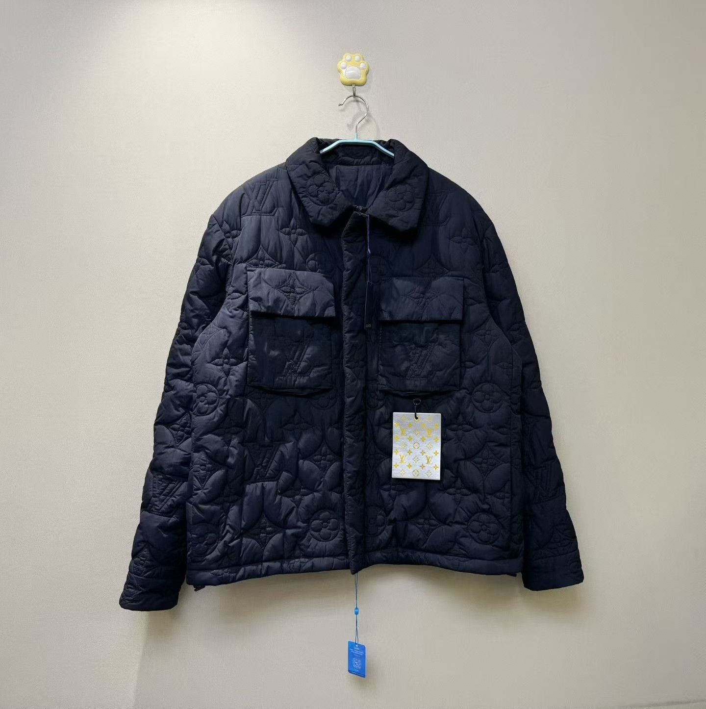 Louis Vuitton Louis Vuitton Monogram Embossed Quilted Jacket 54 Size US L / EU 52-54 / 3 - 1 Thumbnail