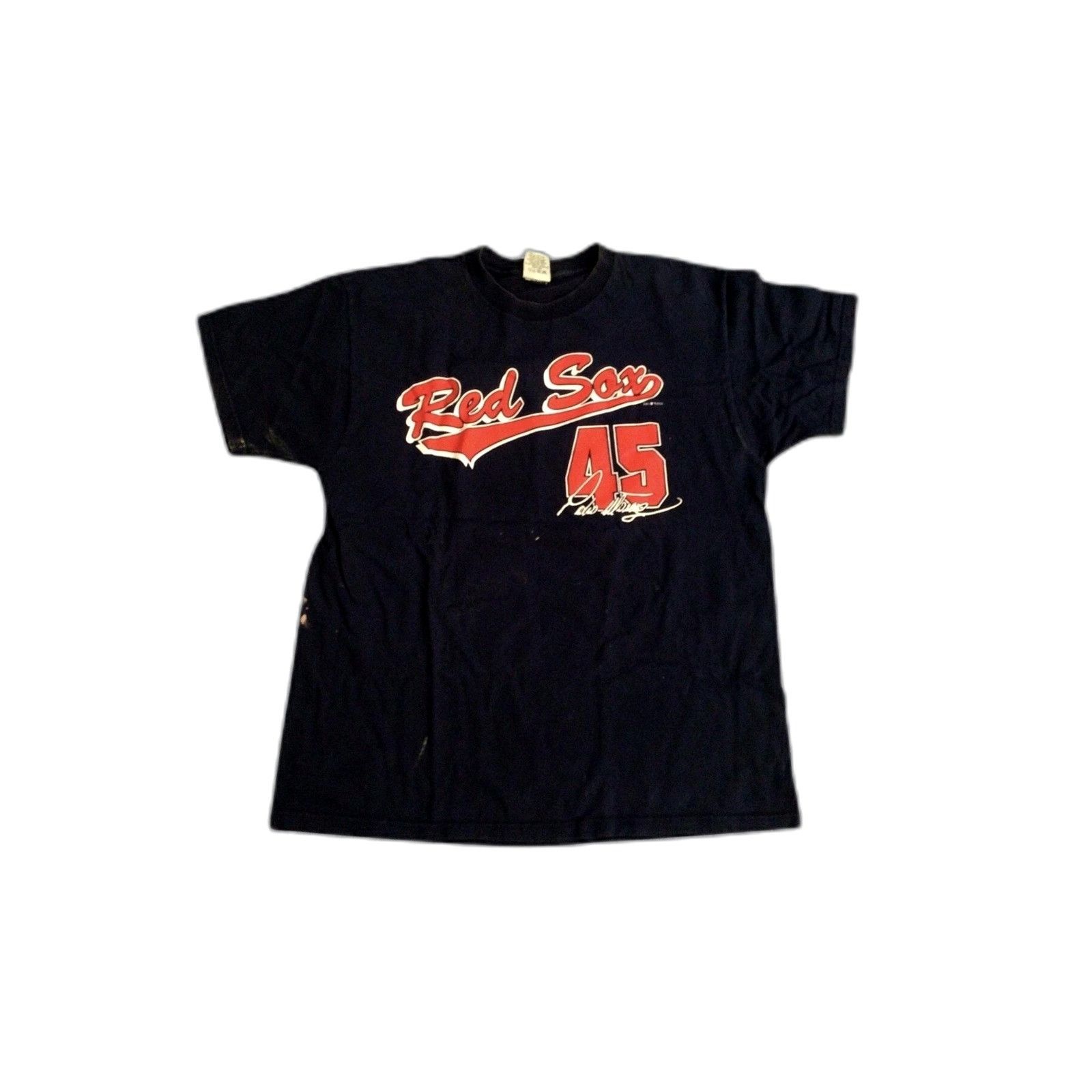 Majestic Vintage MLB Boston Red Sox Preloved Martines Shirt XL Size US XL / EU 56 / 4 - 2 Thumbnail