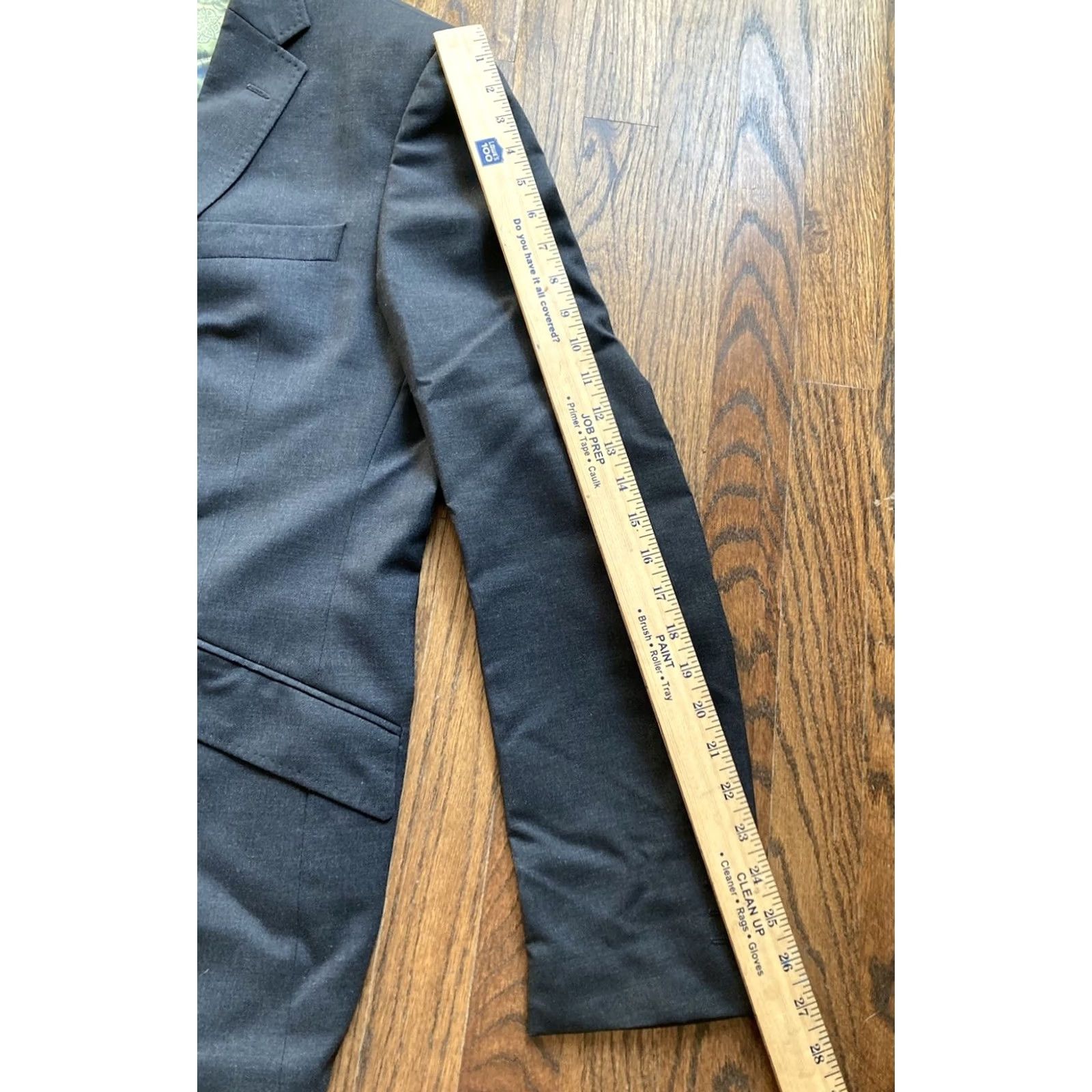 Ted Baker Ted Baker Endurance Blazer Long Gray Wool Jacket 42L Mens 2 Button Size 42R - 5 Thumbnail