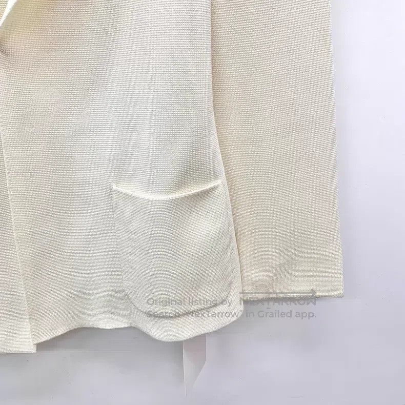Loro Piana Loro Piana Beige silk collar long sleeve knit cardigan Size XS / US 0-2 / IT 36-38 - 4 Thumbnail