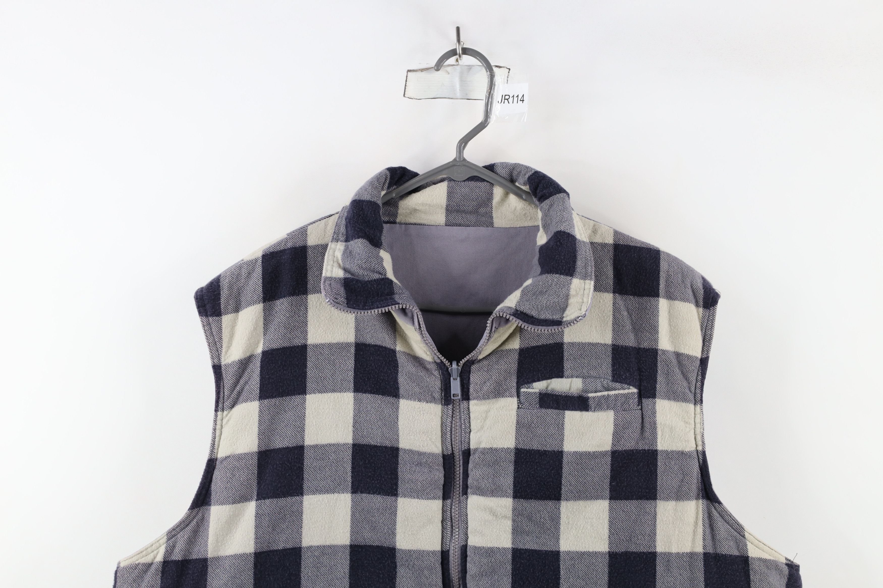 Vintage Vintage 90s Streetwear Reversible Puffer Vest Jacket Gray Size US XXL / EU 58 / 5 - 2 Thumbnail