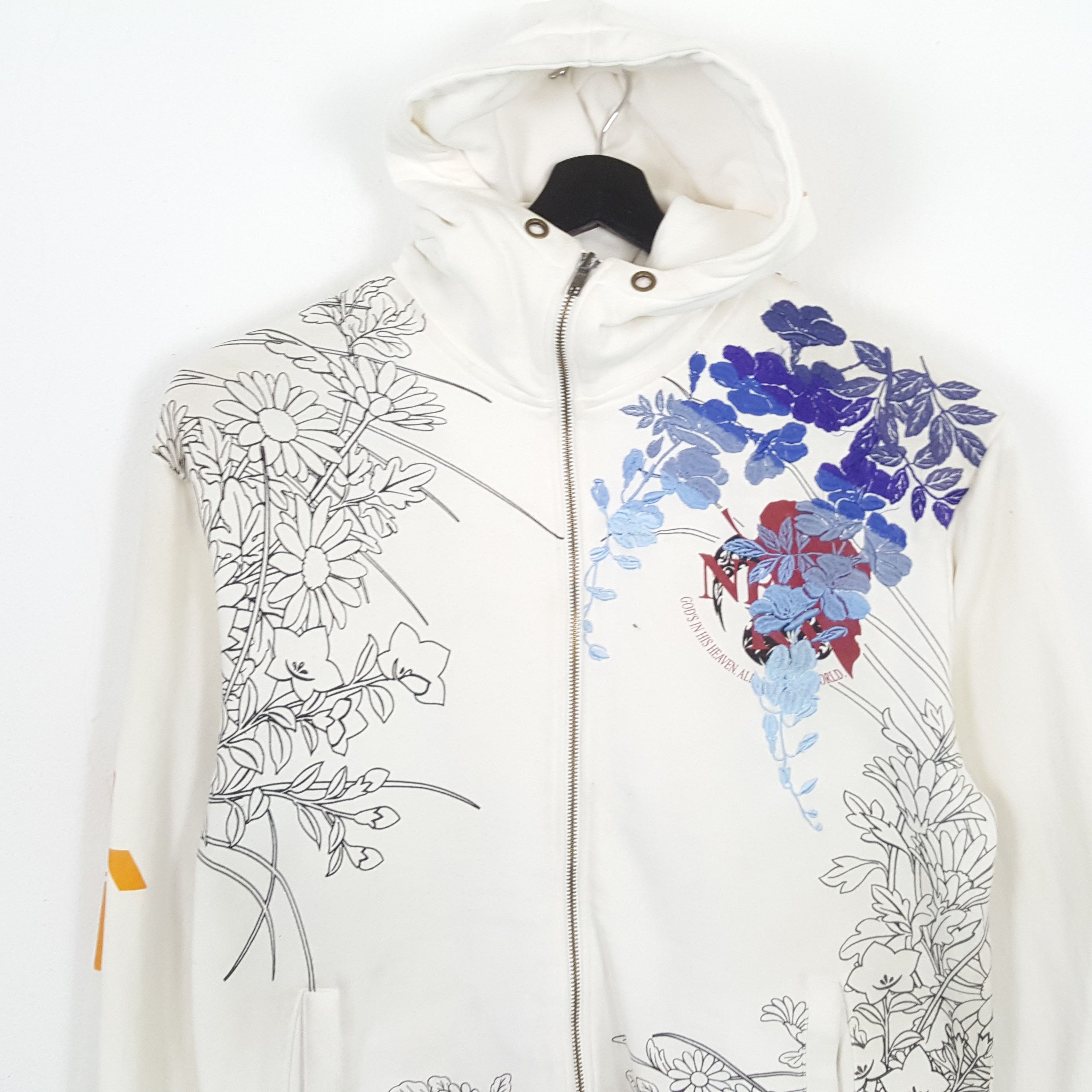 Anime × Vintage Neon Genesis EVAGELION Japanese Anime Zipper Hoodies Size US L / EU 52-54 / 3 - 4 Thumbnail