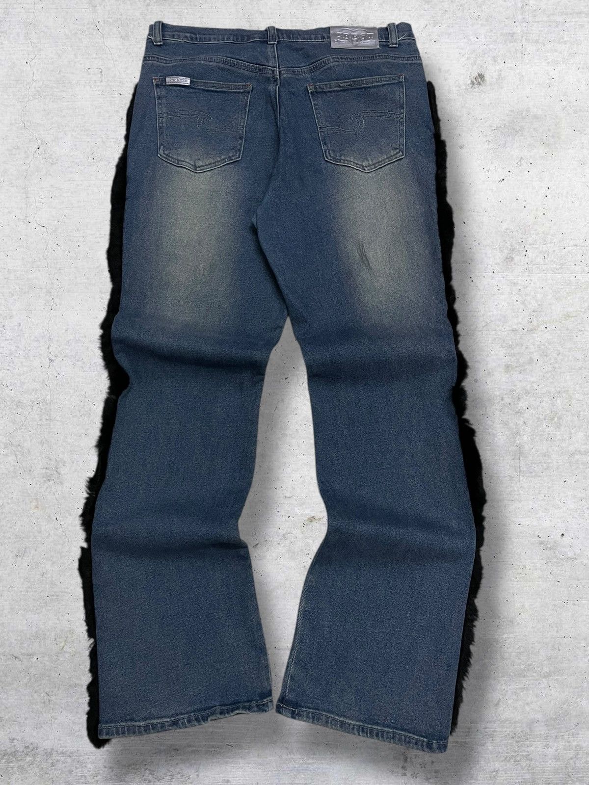 Beauty Beast VINTAGE CHEST OG DESIGNER FLARED FUR SIDE TAPE ICONIC DENIM Size US 32 / EU 48 - 9 Thumbnail