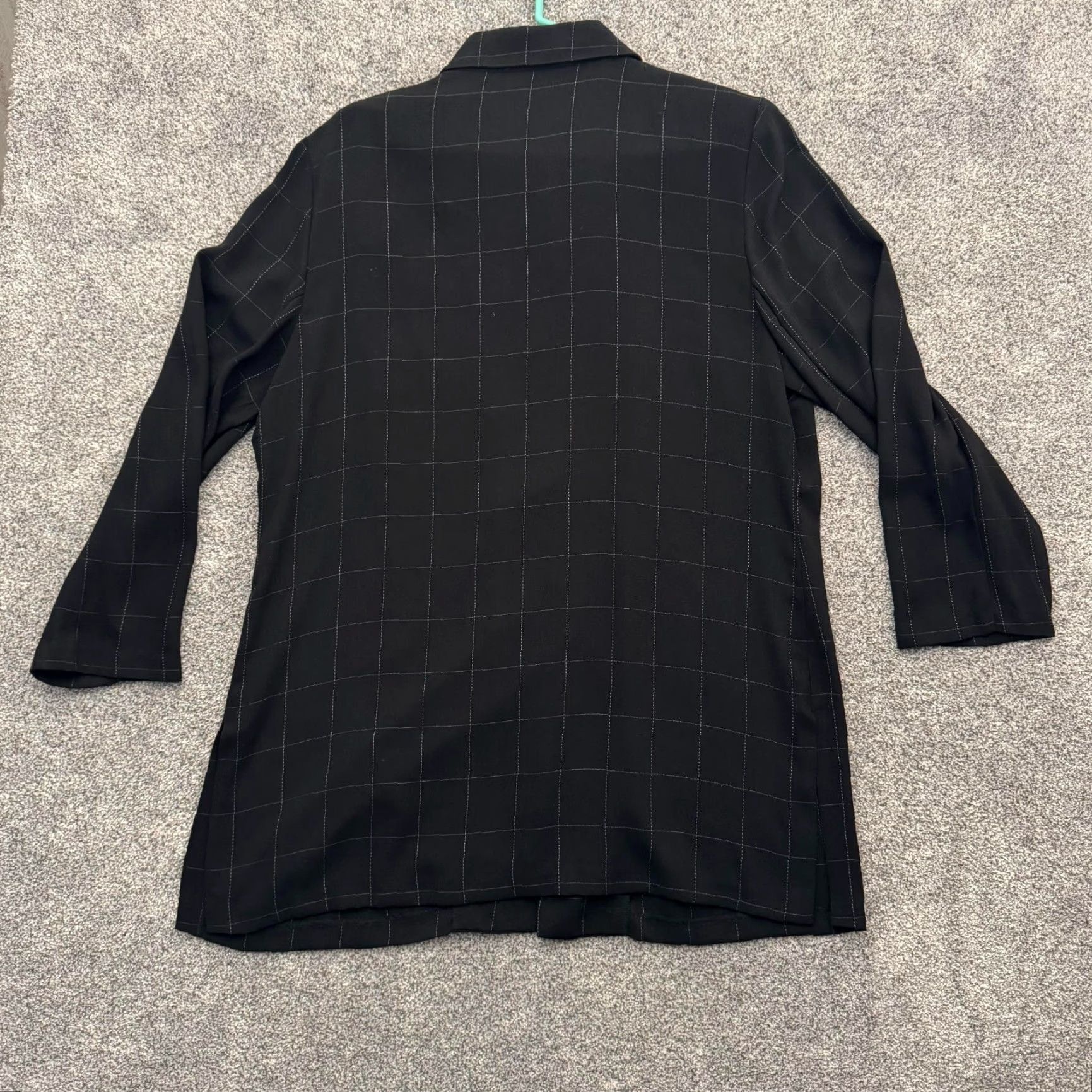 Vintage VINTAGE Requirements Top Women 16W Plus Size Windowpane Check Y2K Office Preppy Shirt Size XXL / US 16-18 / IT 52-54 - 7 Thumbnail